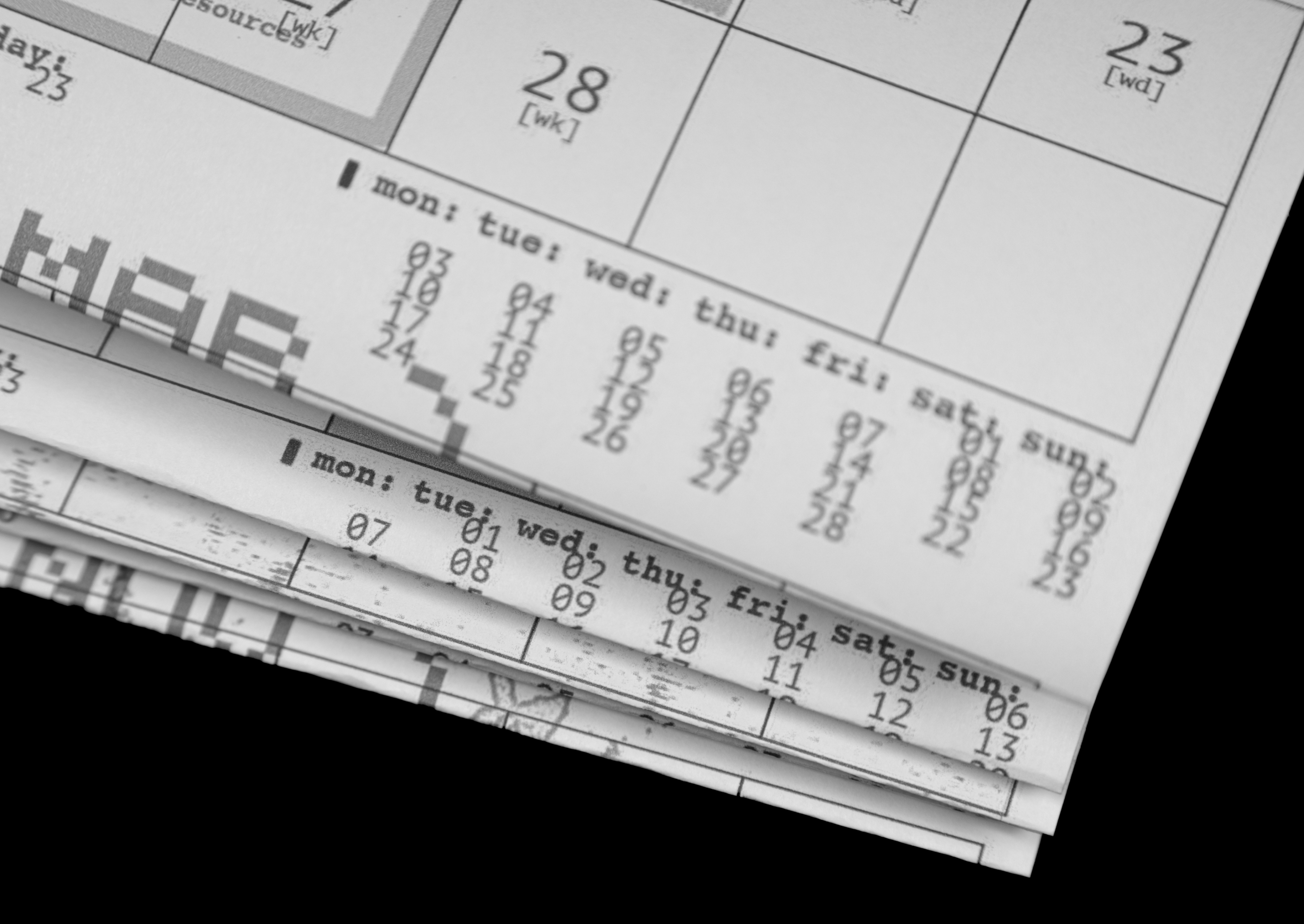 Create your digital trace 2025 calendar — Изображение №18 — Графика на Dprofile