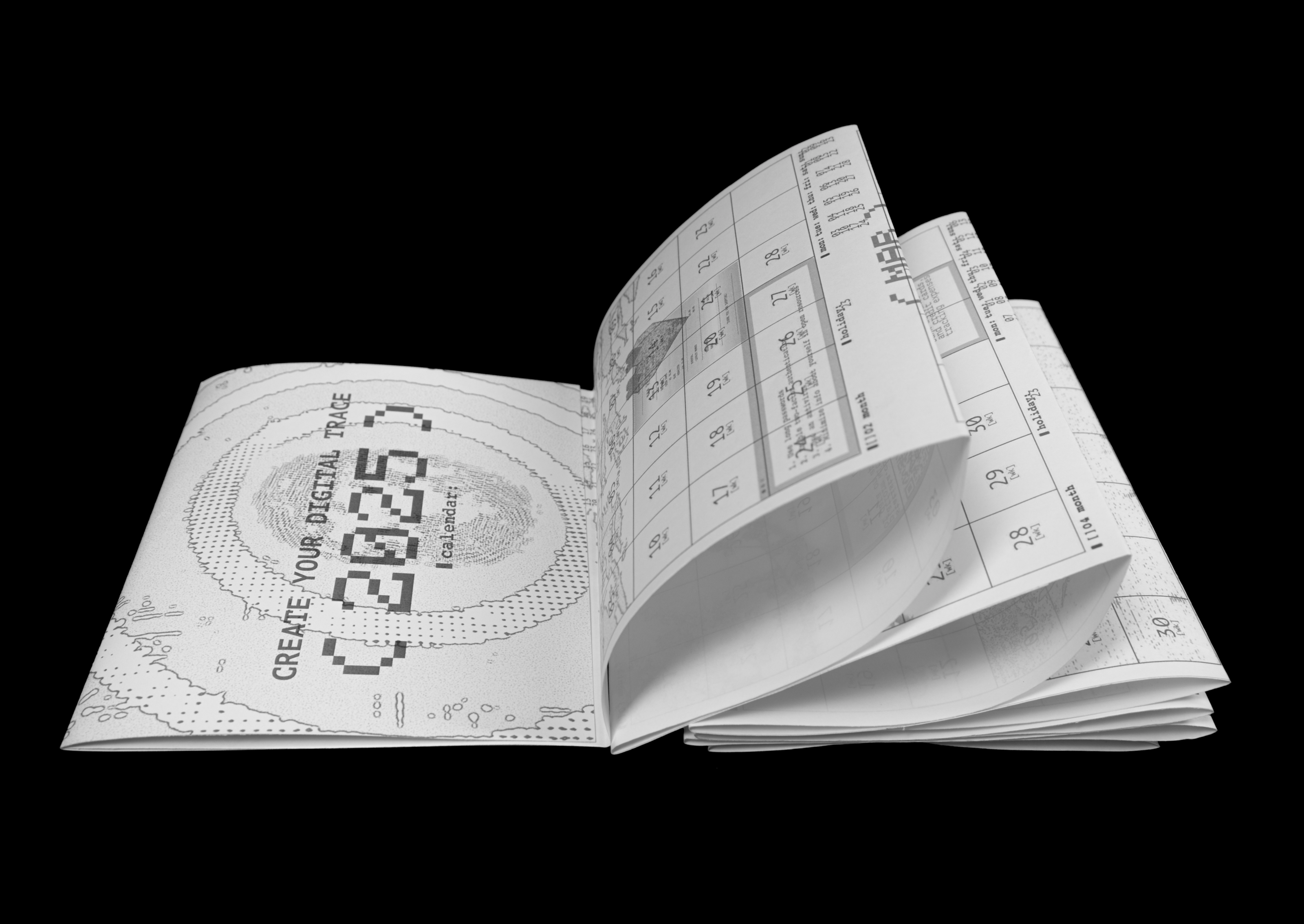 Create your digital trace 2025 calendar — Изображение №2 — Графика на Dprofile