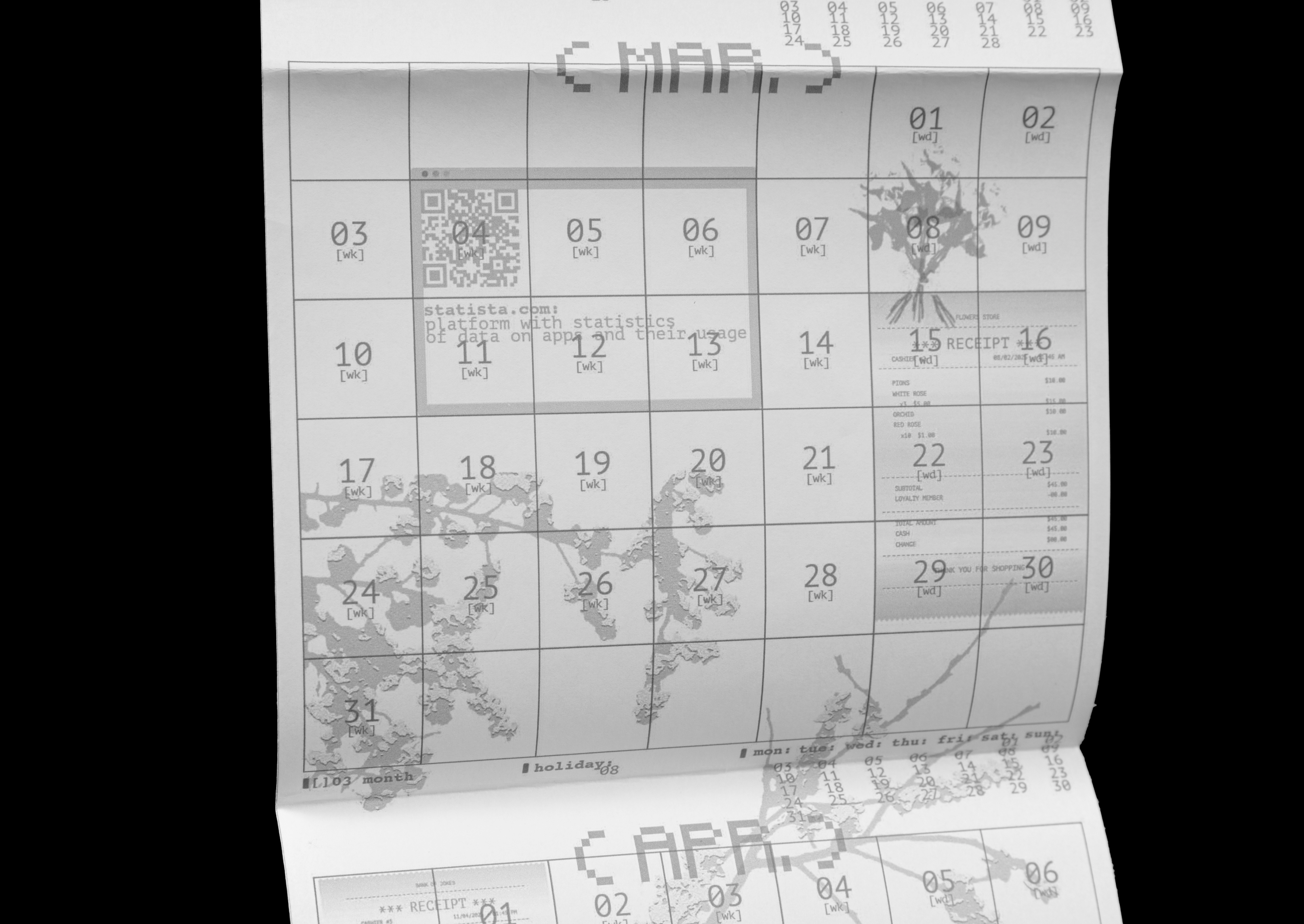 Create your digital trace 2025 calendar — Изображение №10 — Графика на Dprofile