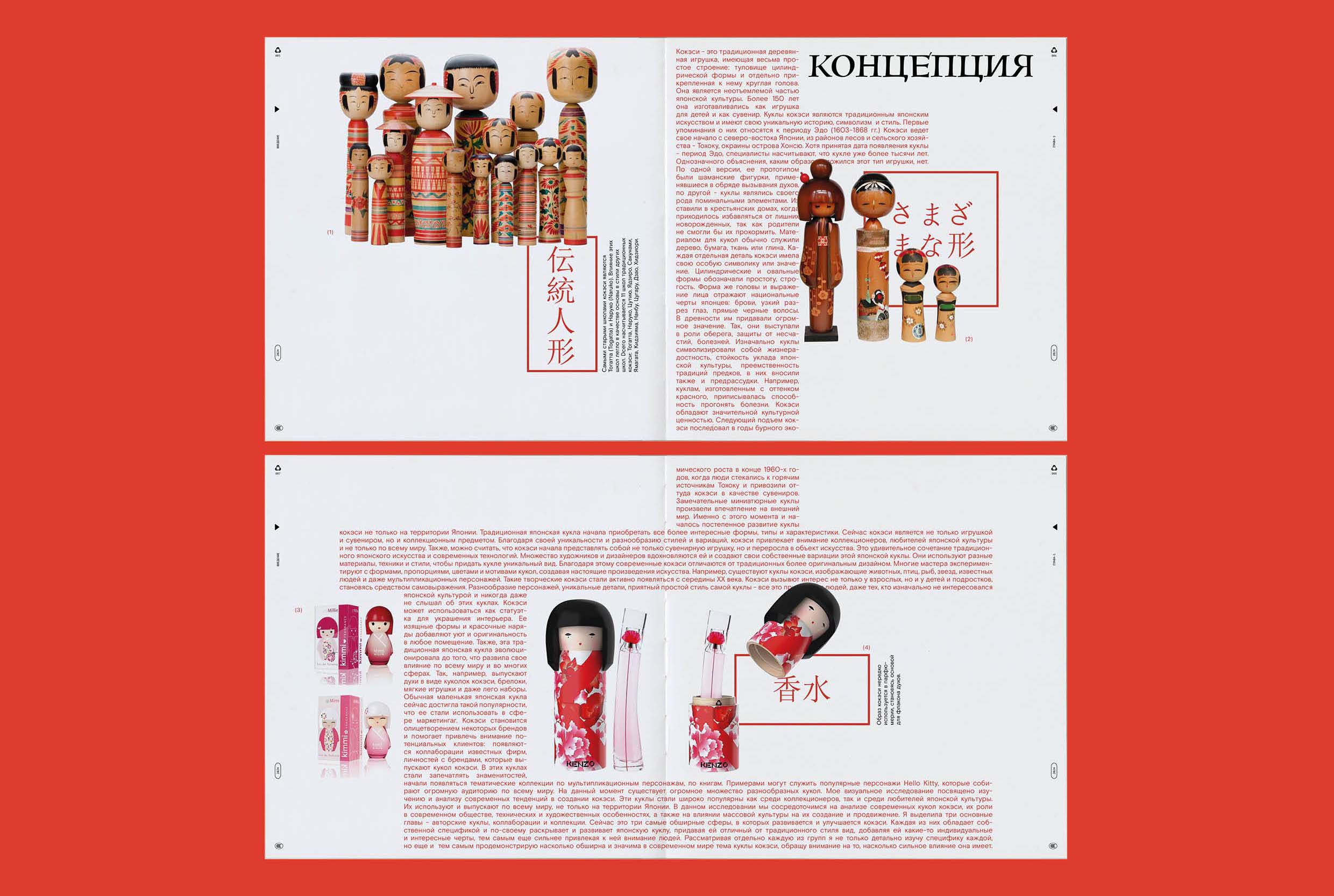 Visual research «Modern Kokeshi dolls» — Изображение №7 — Графика на Dprofile