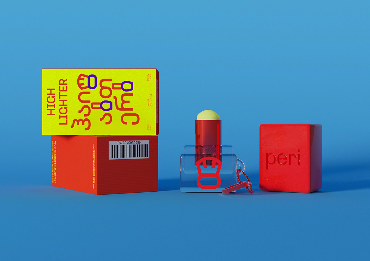 упаковка косметики peri — Изображение №4 — Брендинг, 3D на Dprofile