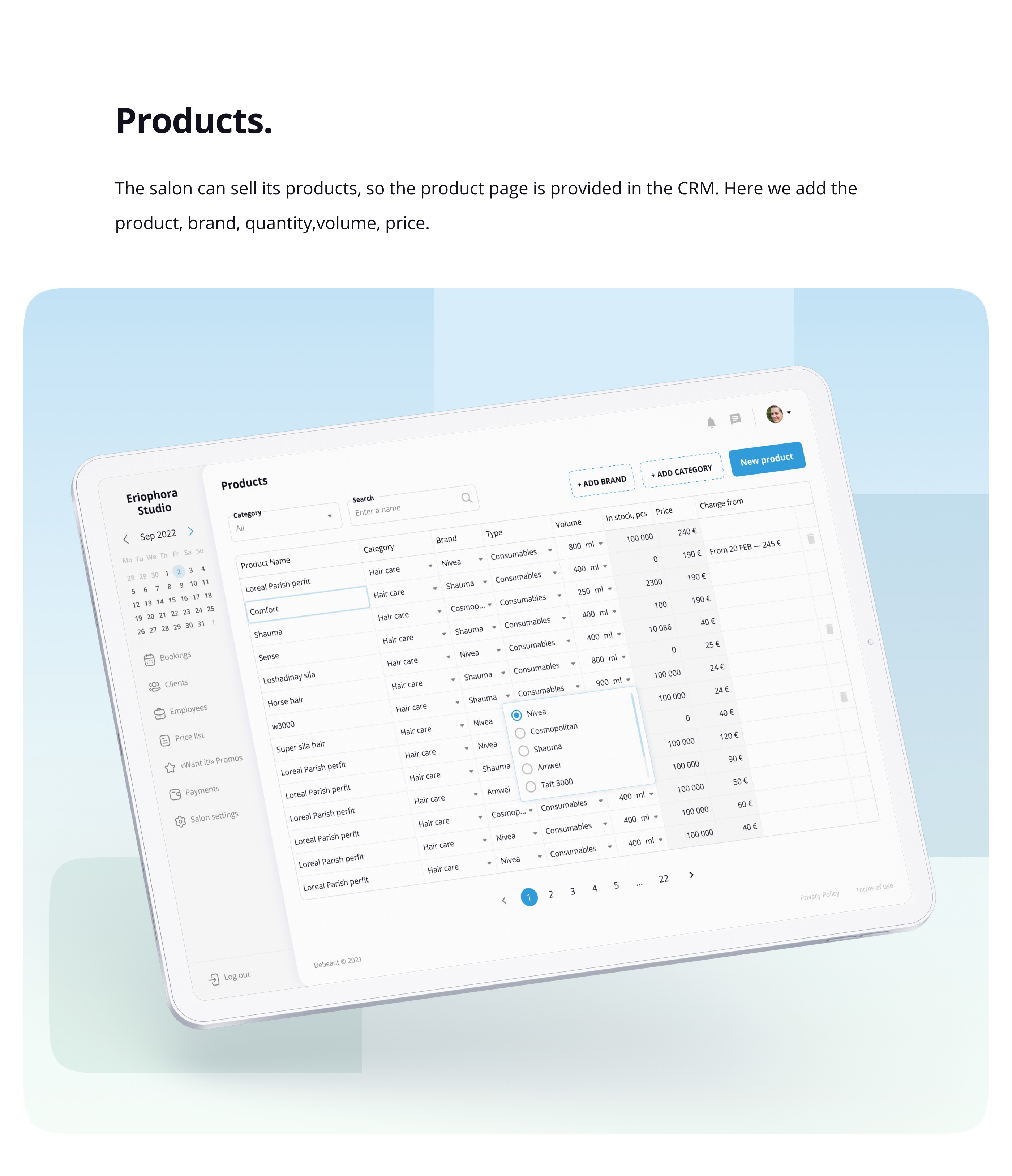 CRM for beauty salons — Изображение №7 — Интерфейсы на Dprofile