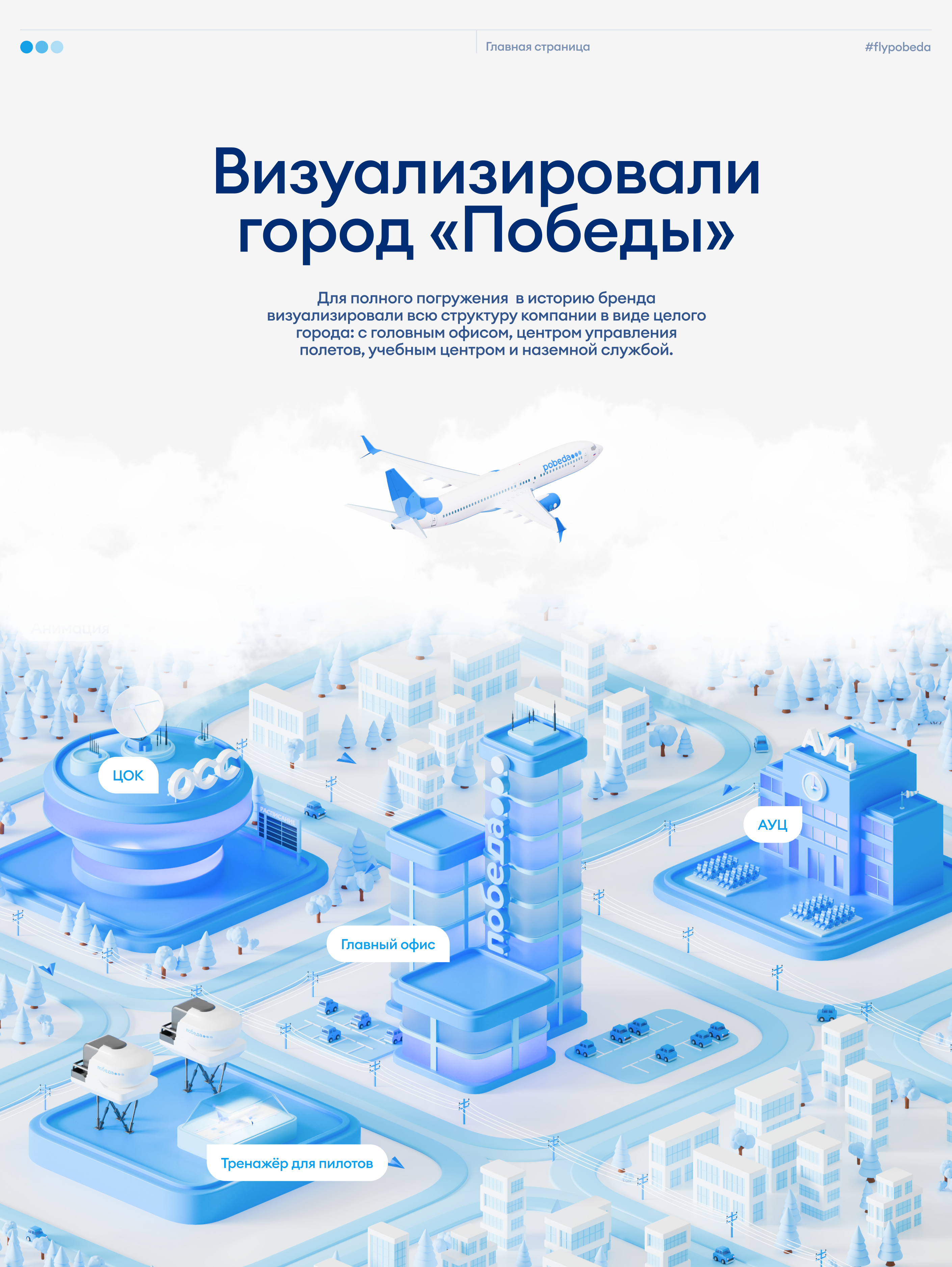 10 лет Побед! | Промо-сайт для авиакомпании «Победа» — Изображение №9 — Интерфейсы, Маркетинг на Dprofile