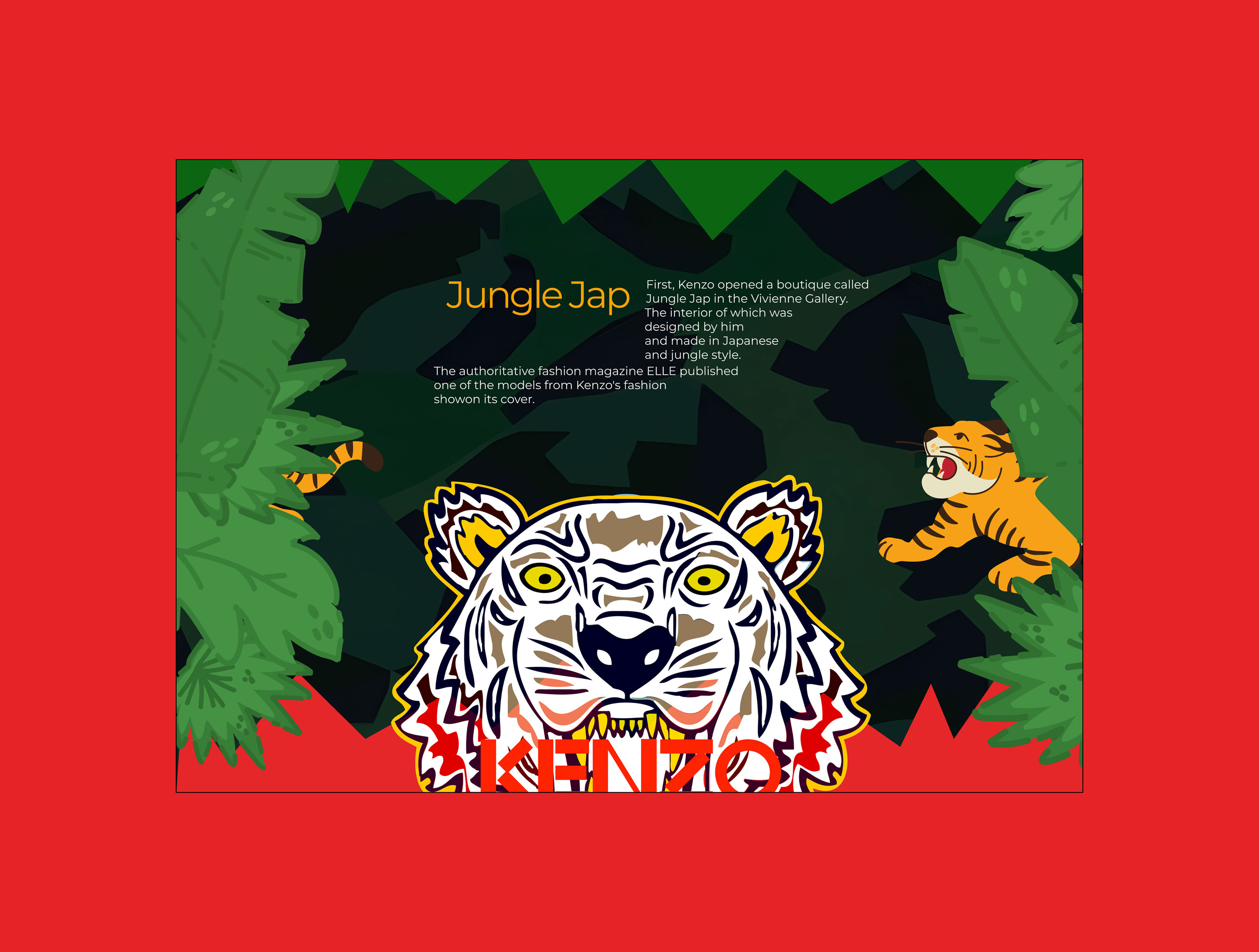 Site about Kenzo Jungle UI/UX — Изображение №6 — Интерфейсы, Иллюстрация на Dprofile