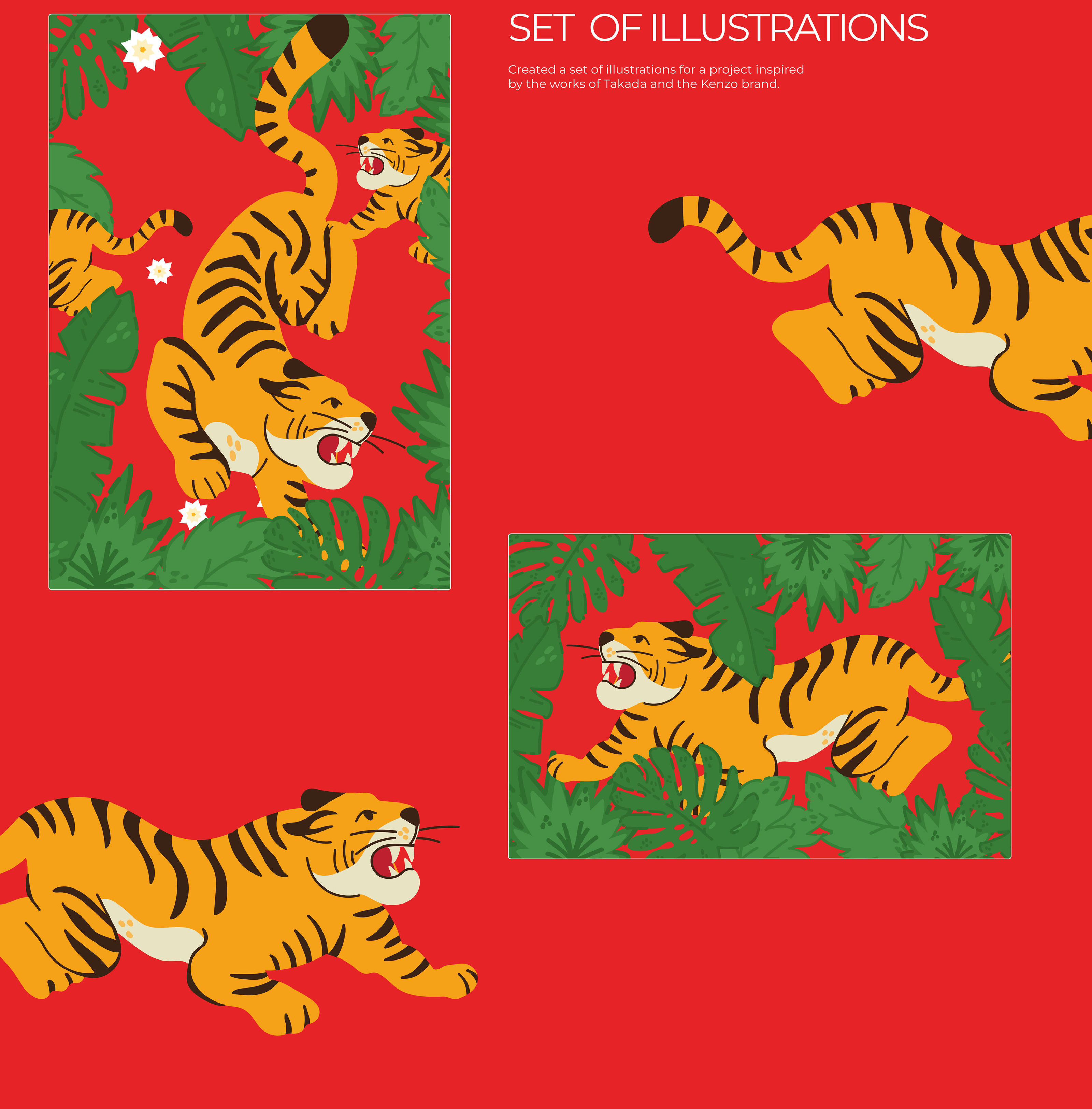 Site about Kenzo Jungle UI/UX — Изображение №7 — Интерфейсы, Иллюстрация на Dprofile