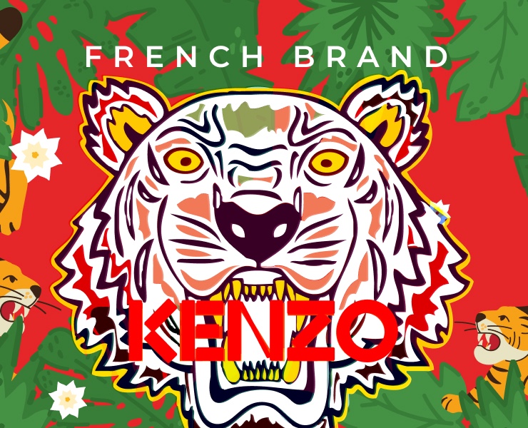 Site about Kenzo Jungle UI/UX на Dprofile