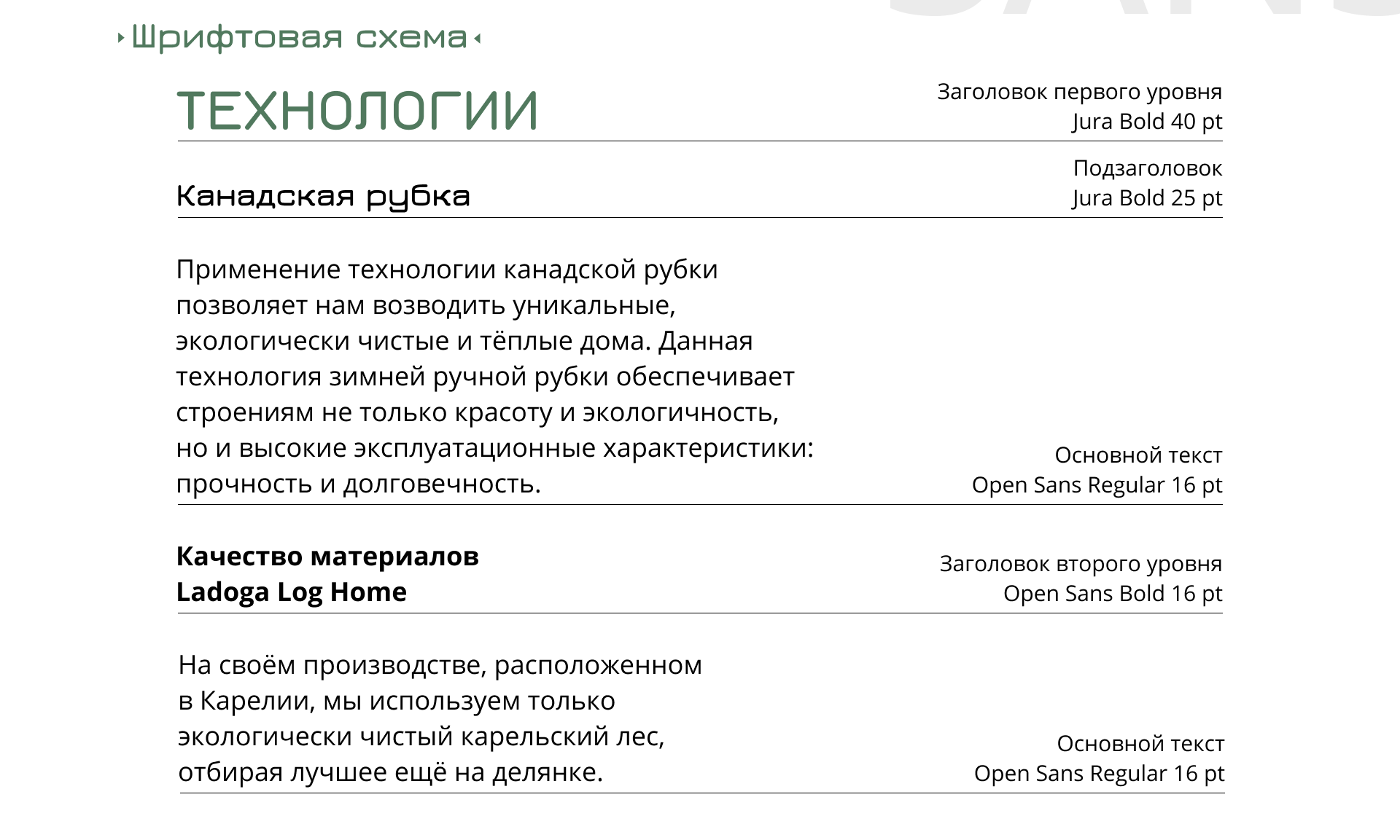 Ladoga Log Home айдентика — Изображение №7 — Брендинг, Графика на Dprofile