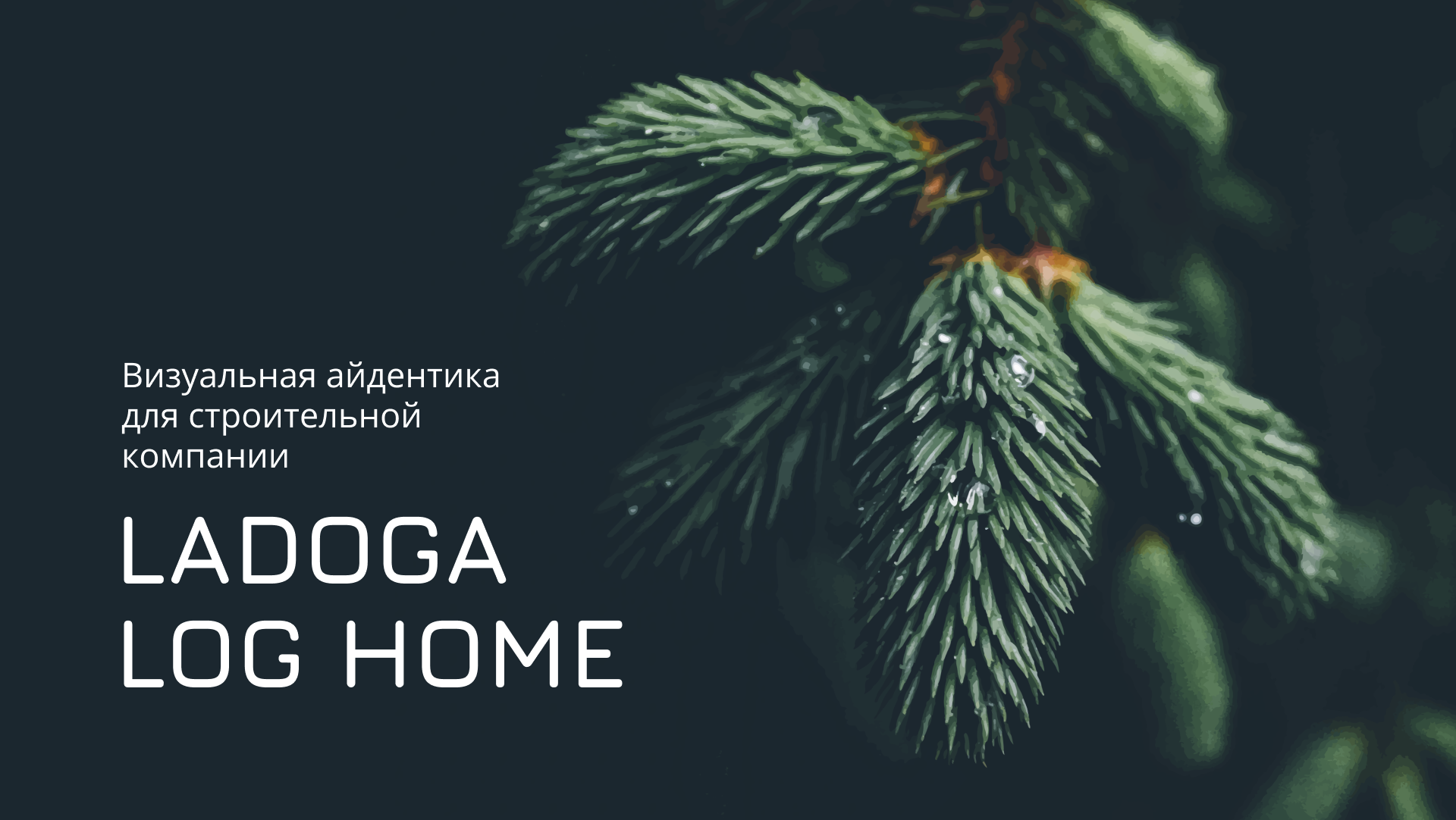 Ladoga Log Home айдентика — Изображение №1 — Брендинг, Графика на Dprofile