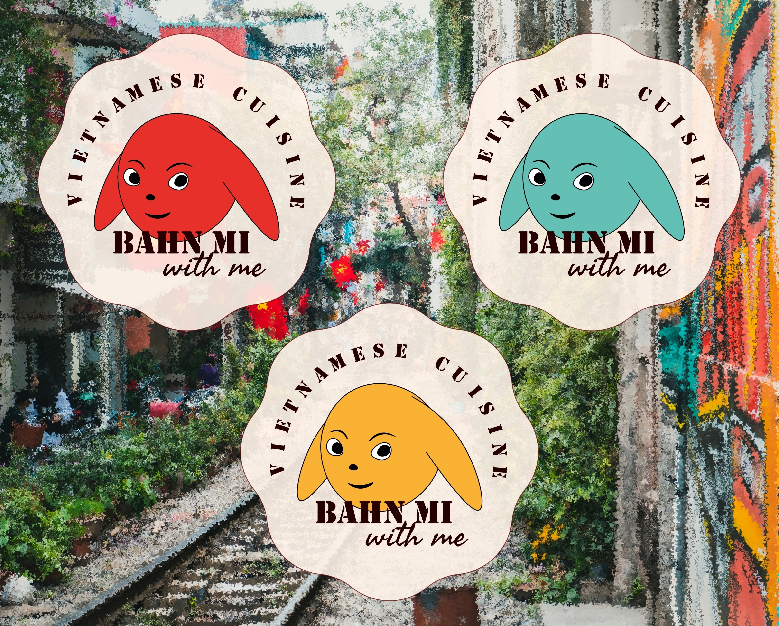 Bahm Mi | айдентика ресторана быстрого питания — Изображение №1 — Брендинг на Dprofile