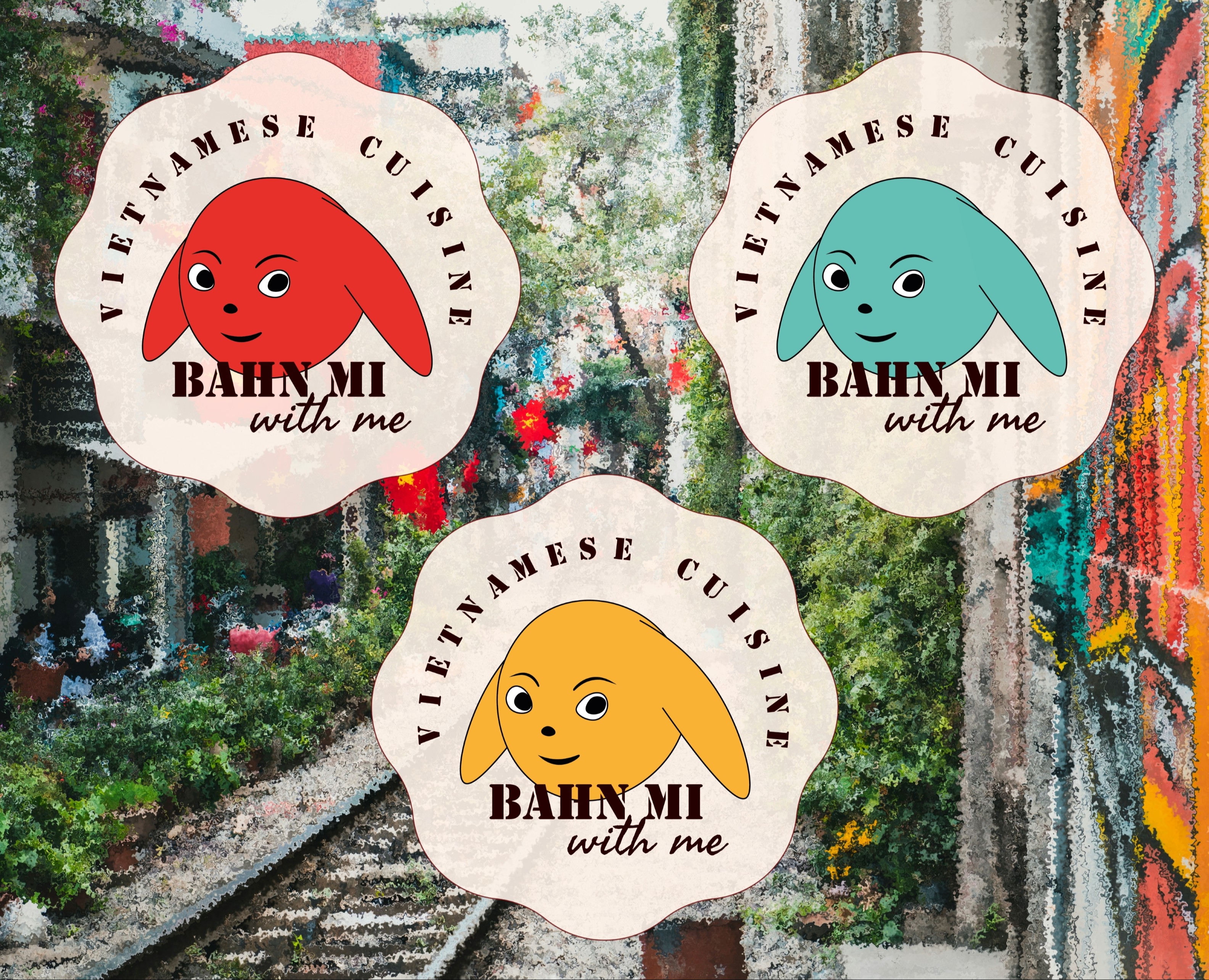 Bahm Mi | айдентика ресторана быстрого питания — Брендинг на Dprofile
