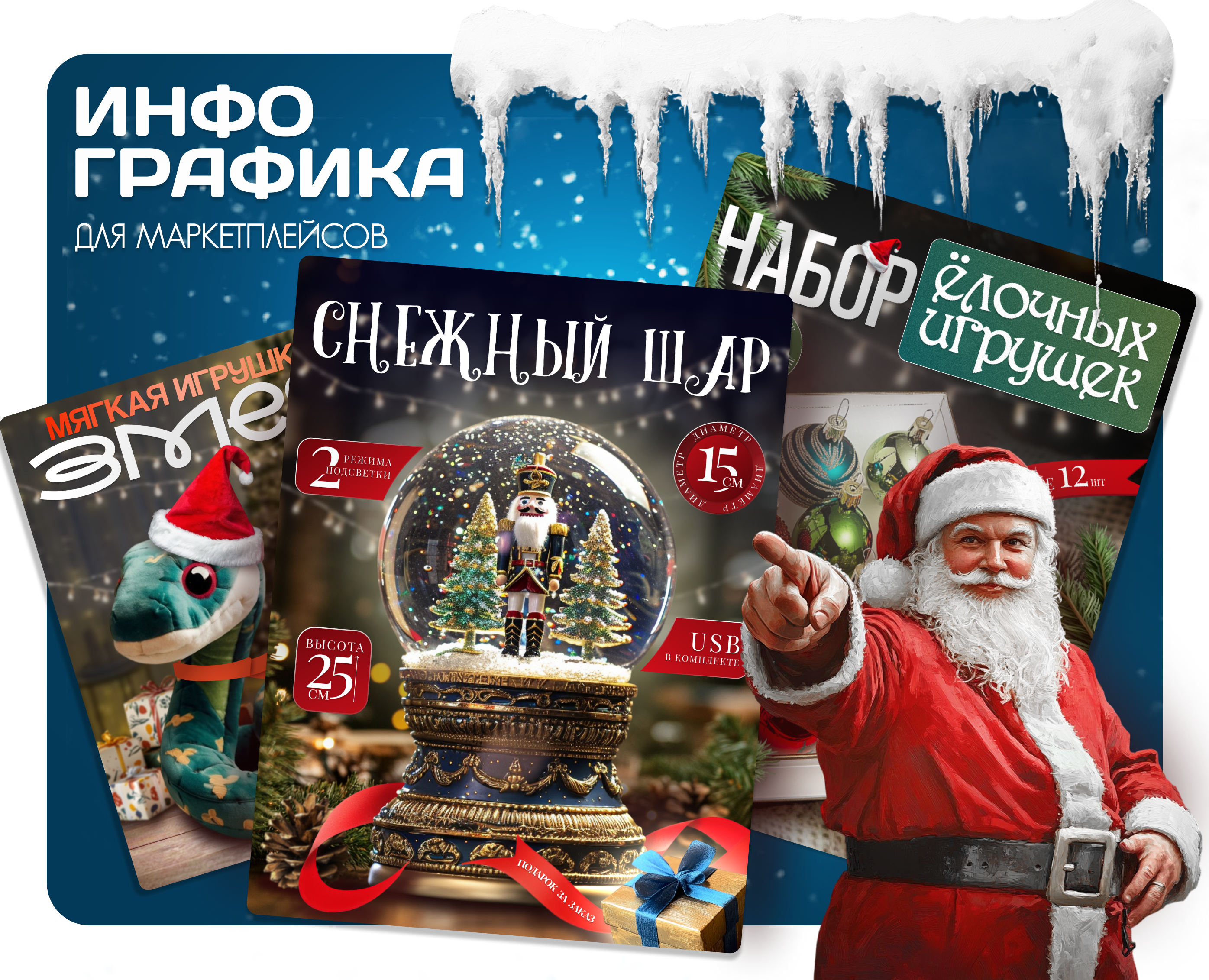 Инфографика Новый Год на Dprofile