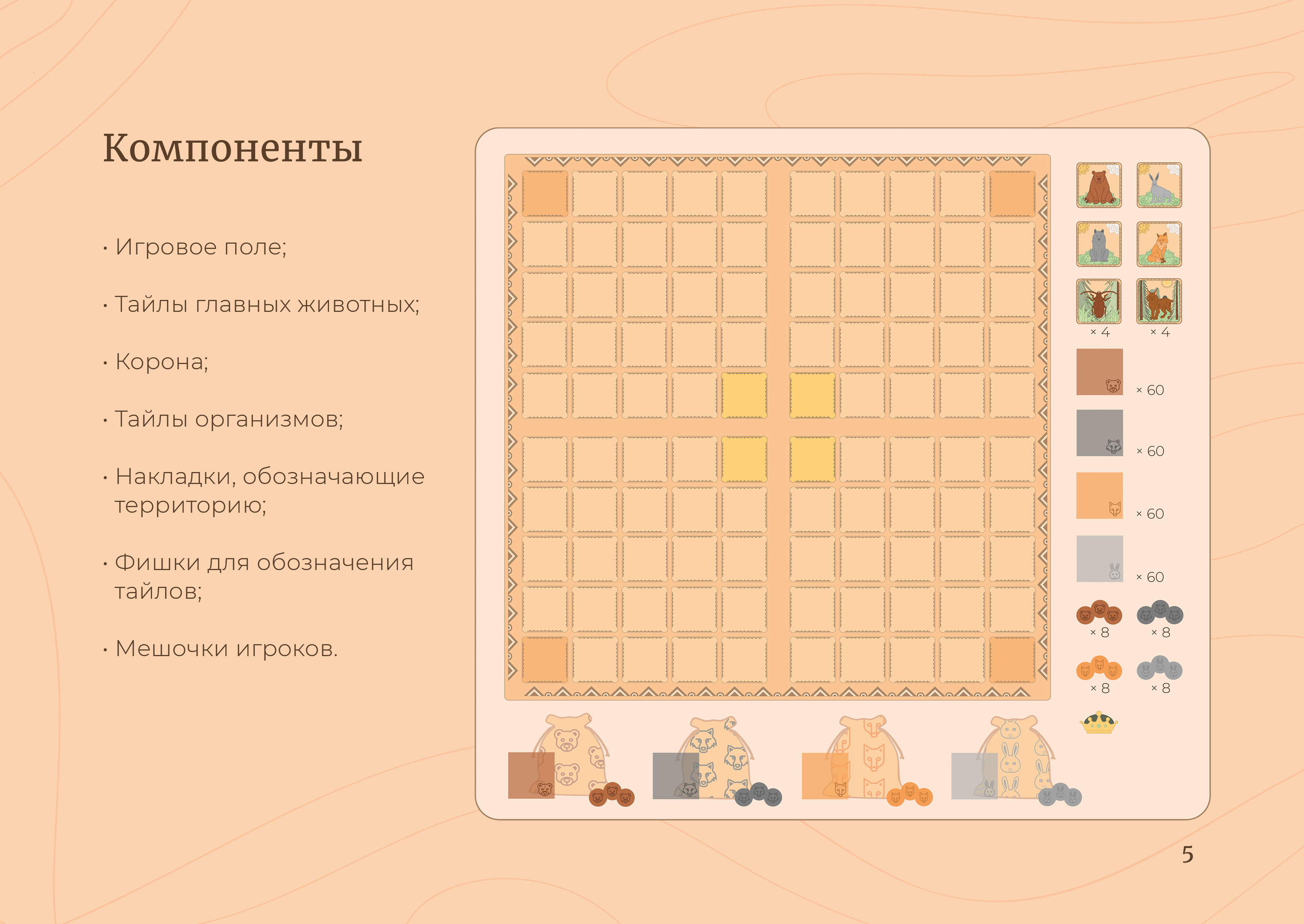 Настольная игра «Повелитель леса» — Изображение №4 — Брендинг, Иллюстрация на Dprofile