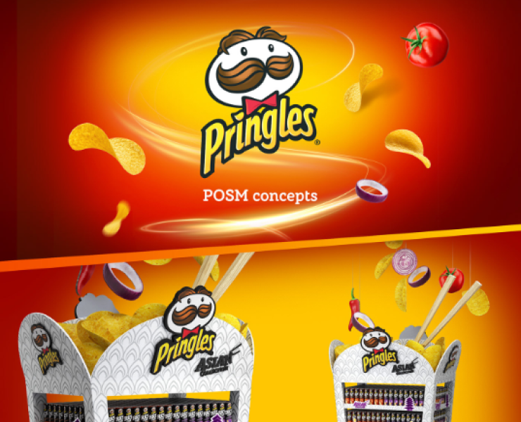 Pringles POSM concepts — 3D, Маркетинг на Dprofile