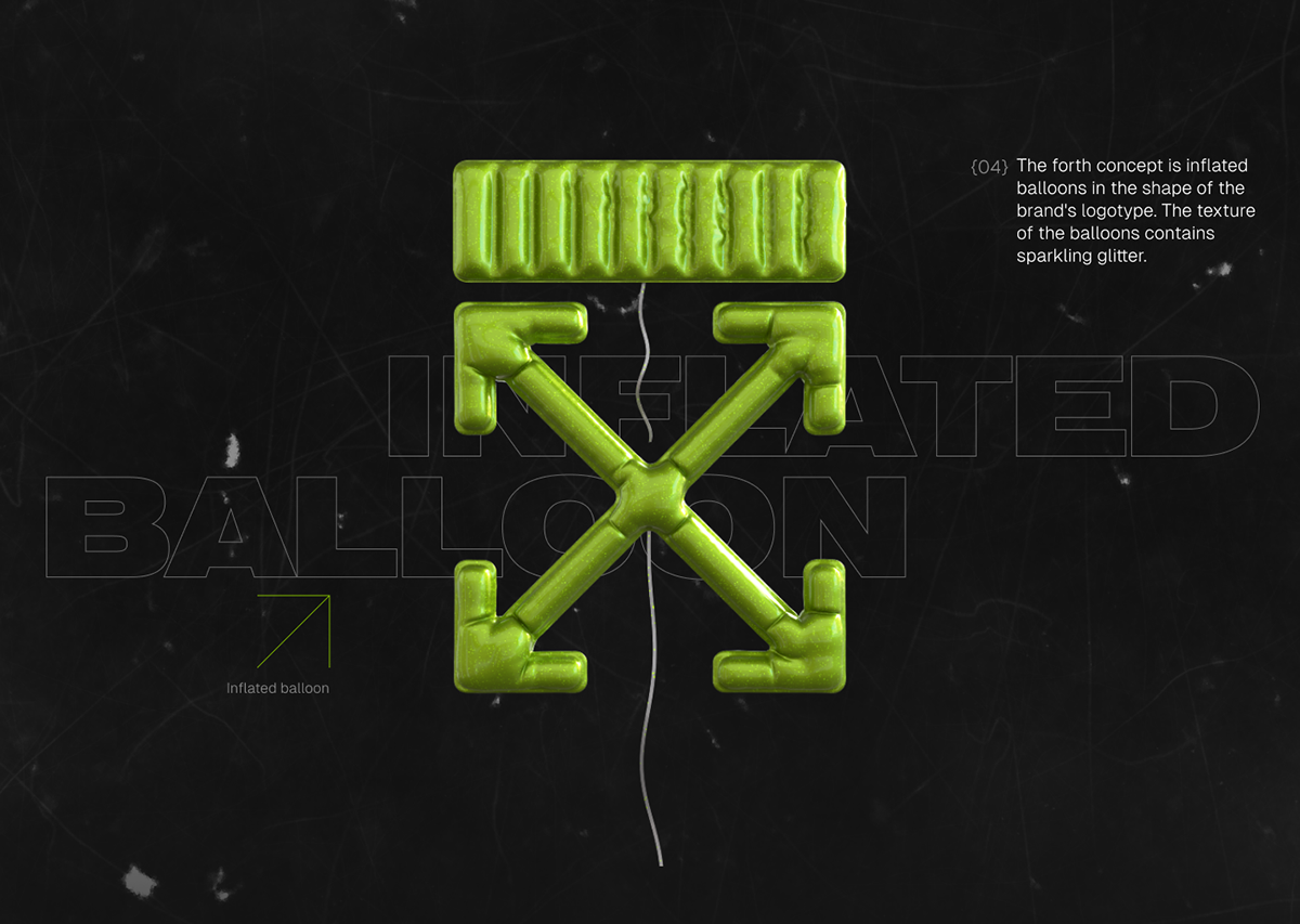 Off White logotype performance — Изображение №5 — Иллюстрация, 3D на Dprofile