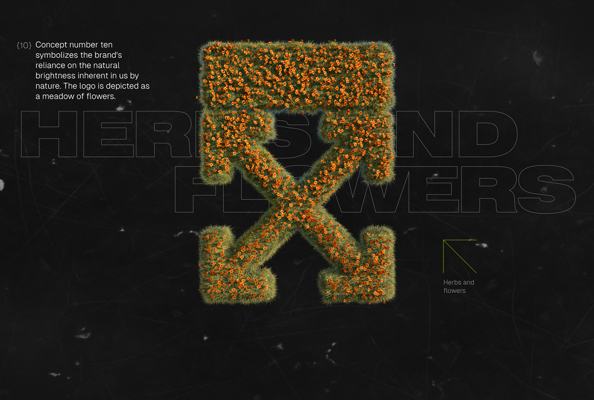 Off White logotype performance — Изображение №6 — Иллюстрация, 3D на Dprofile