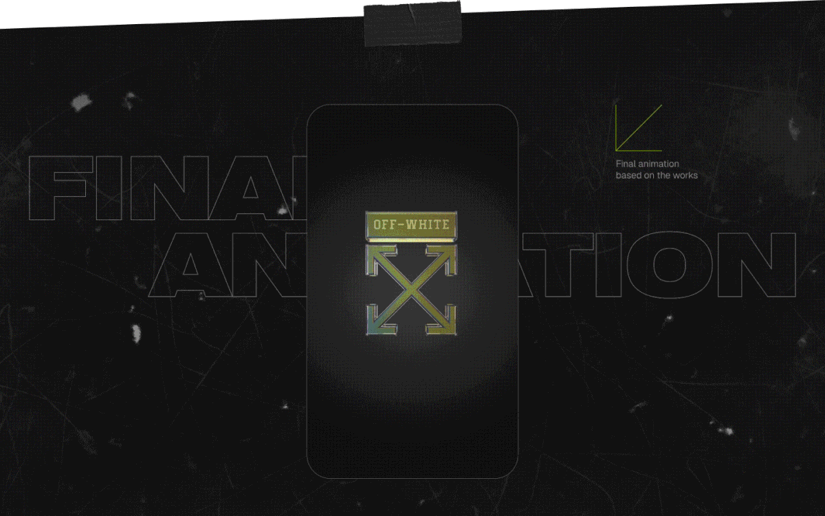 Off White logotype performance — Изображение №12 — Иллюстрация, 3D на Dprofile