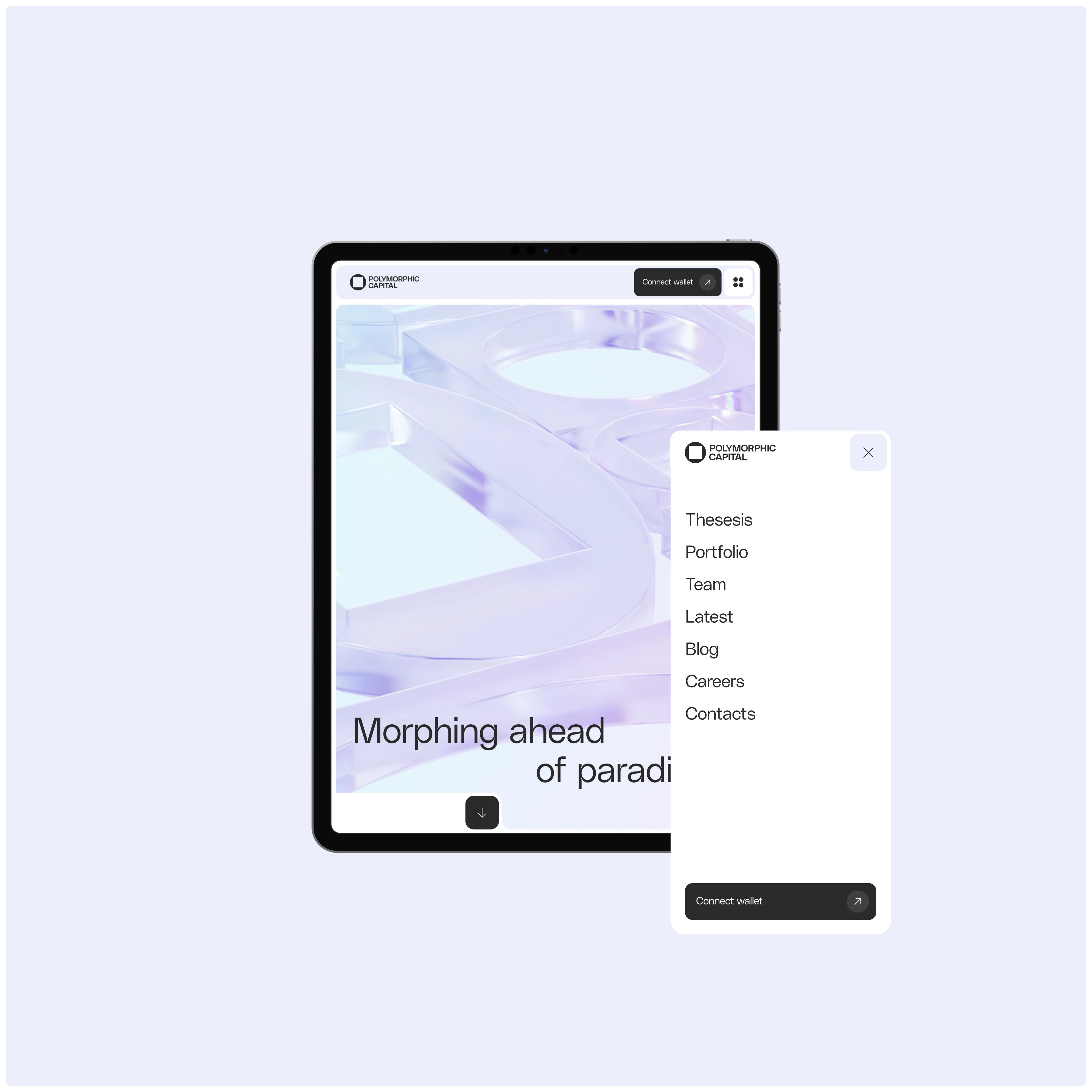 Polymorphic Capital | Website & 3D — Изображение №6 — Интерфейсы, Иллюстрация на Dprofile