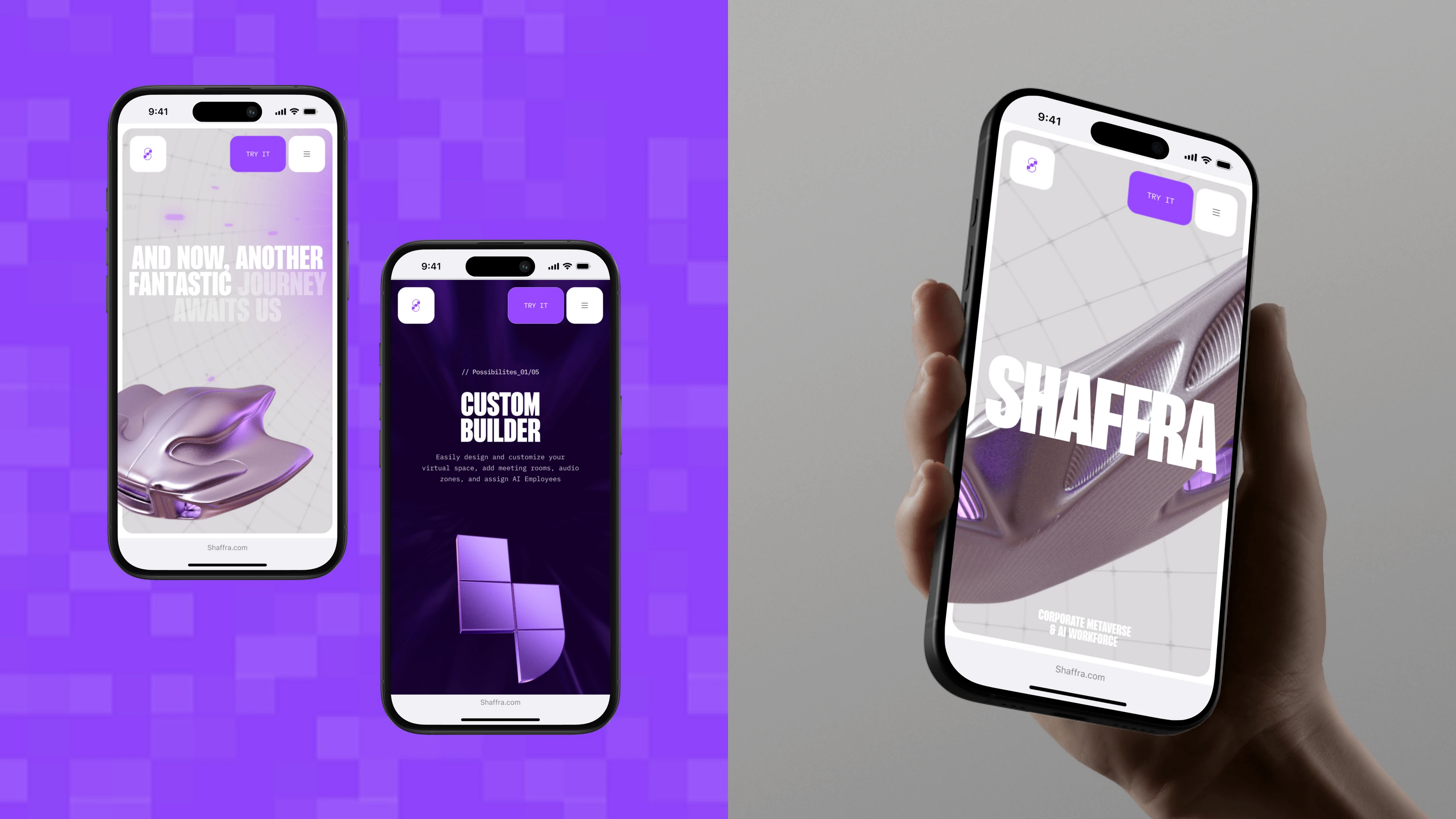 Shaffra | 3D, Identity, Web — Изображение №7 — Интерфейсы, 3D на Dprofile