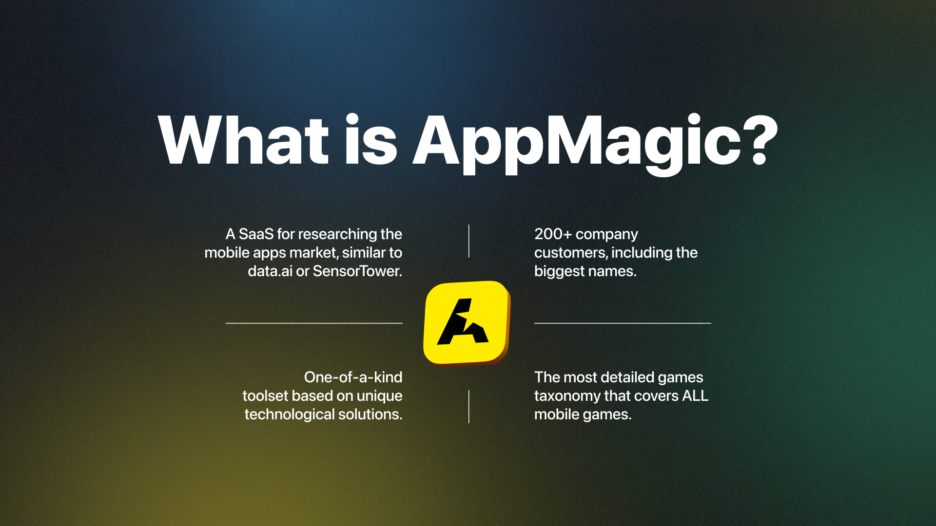 Презентация для платформы AppMagic — Изображение №2 — Маркетинг на Dprofile