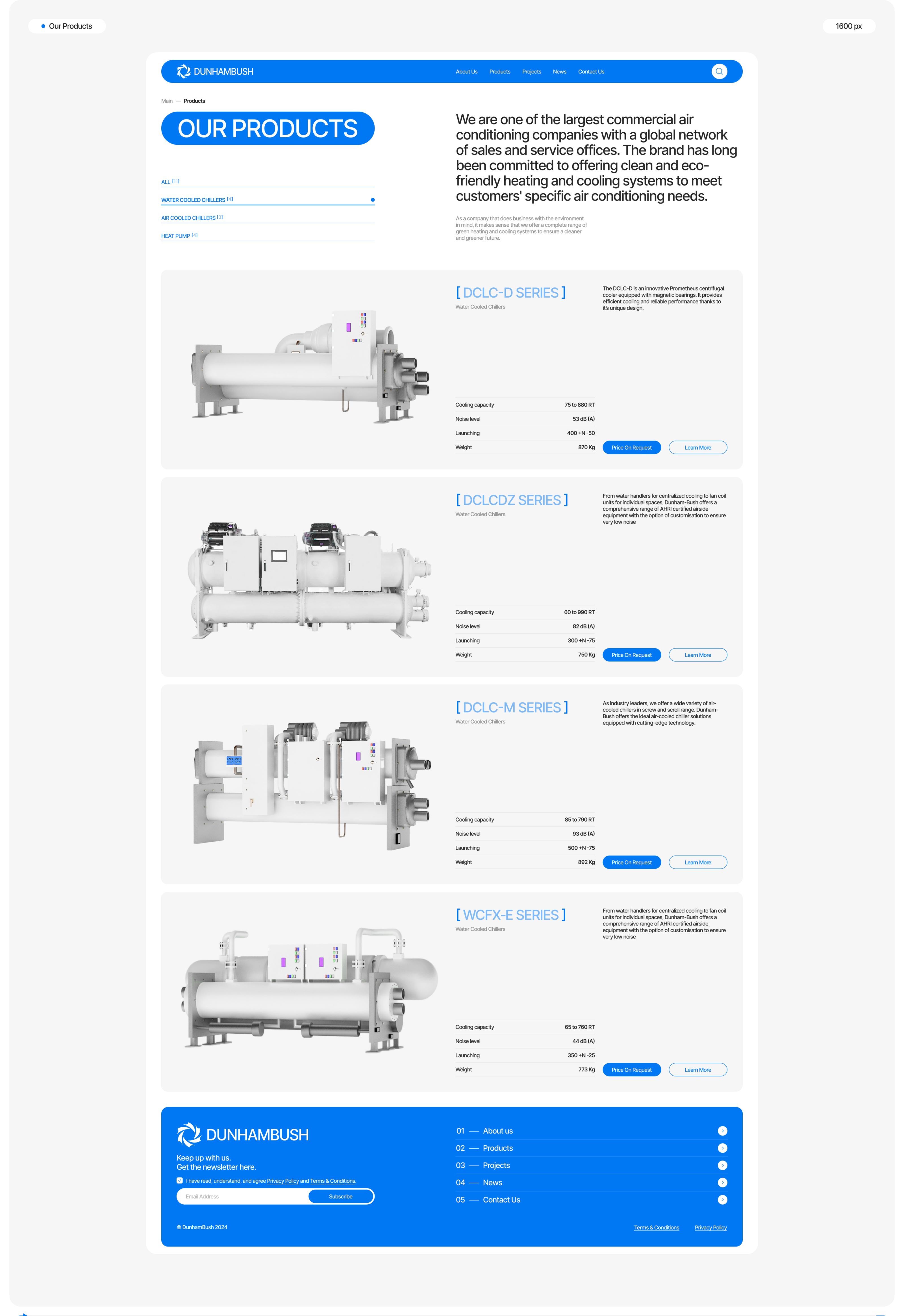 Dunham-Bush | Corporate Website — Изображение №5 — Интерфейсы, Брендинг на Dprofile