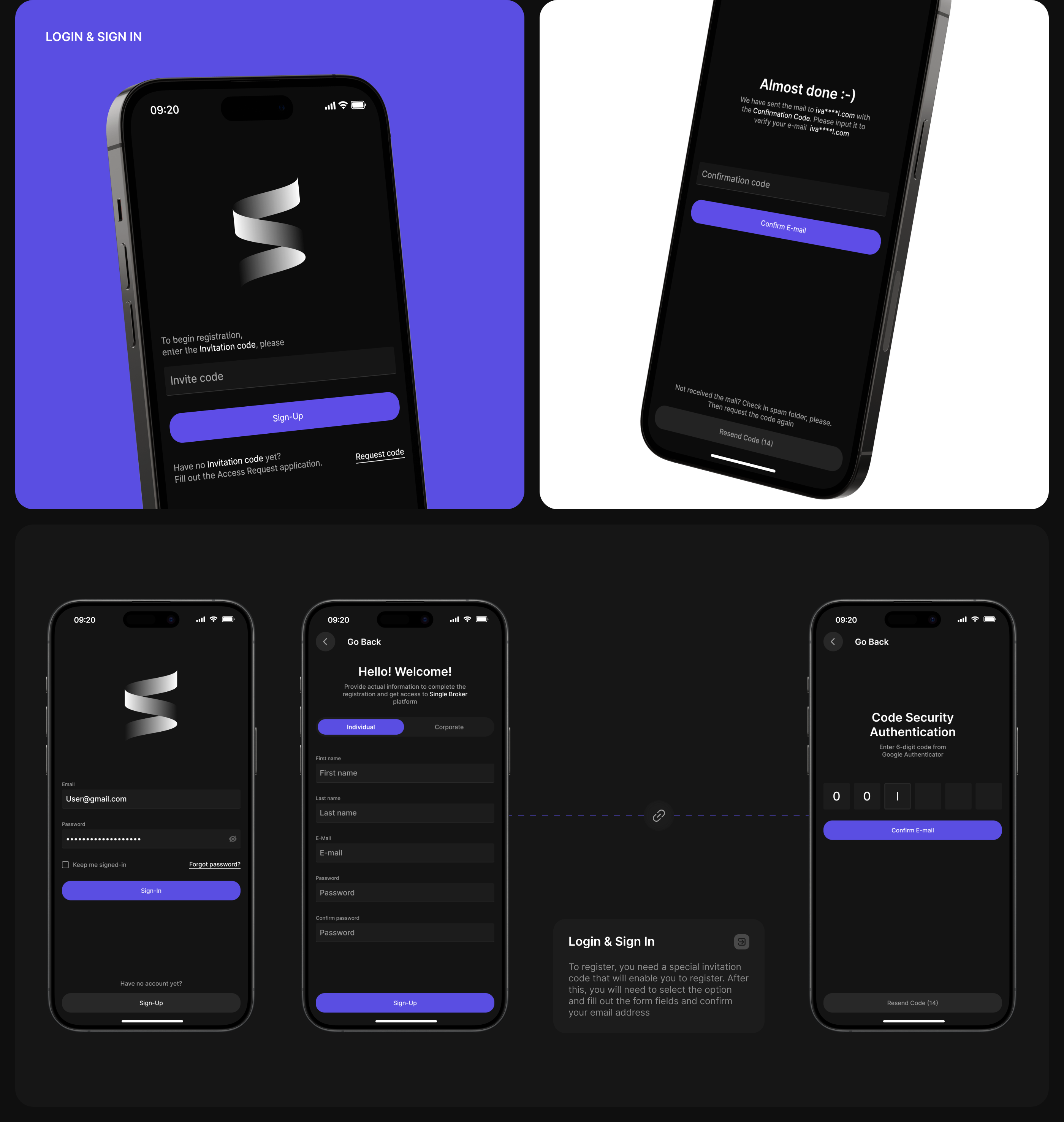 Single Broker | Crypto Exchange Mobile App — Изображение №4 — Интерфейсы на Dprofile