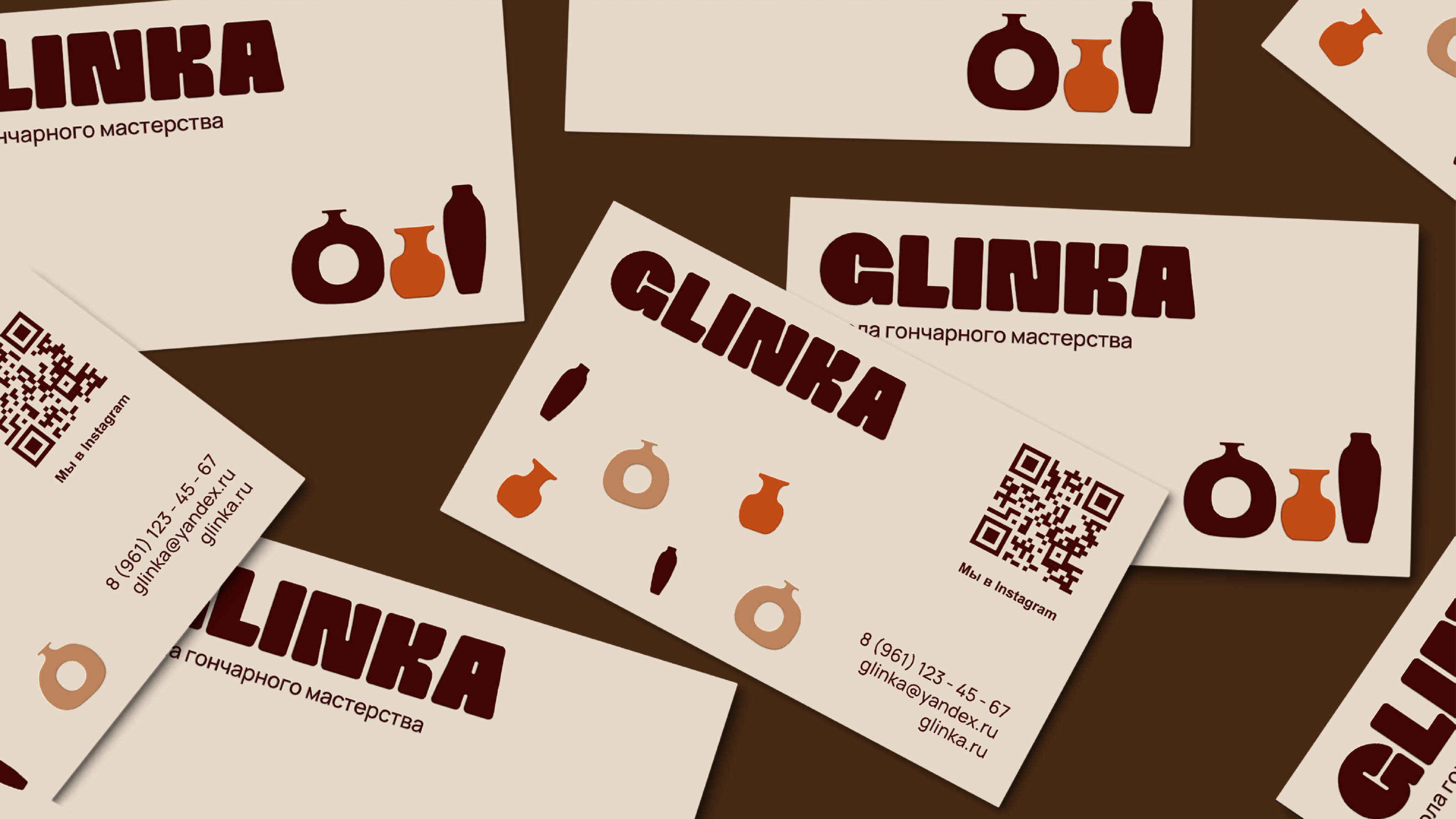 GLINKA / pottery school of craftsmanship — Изображение №9 — Брендинг, Графика на Dprofile
