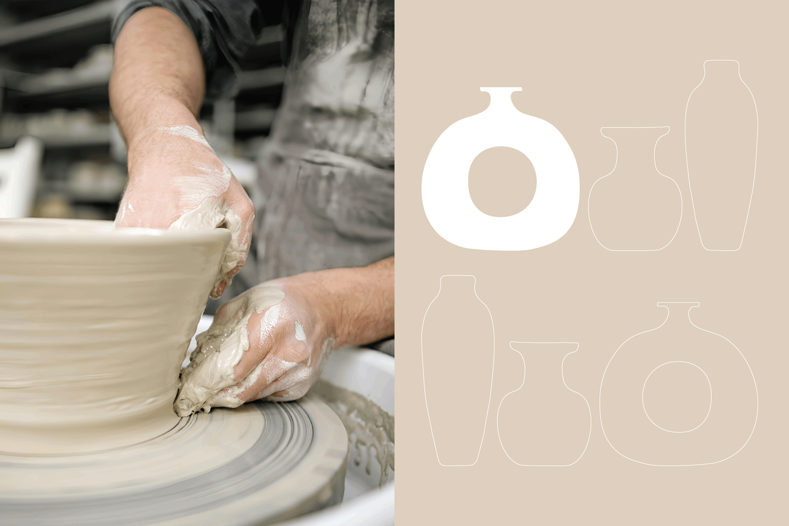 GLINKA / pottery school of craftsmanship — Изображение №2 — Брендинг, Графика на Dprofile