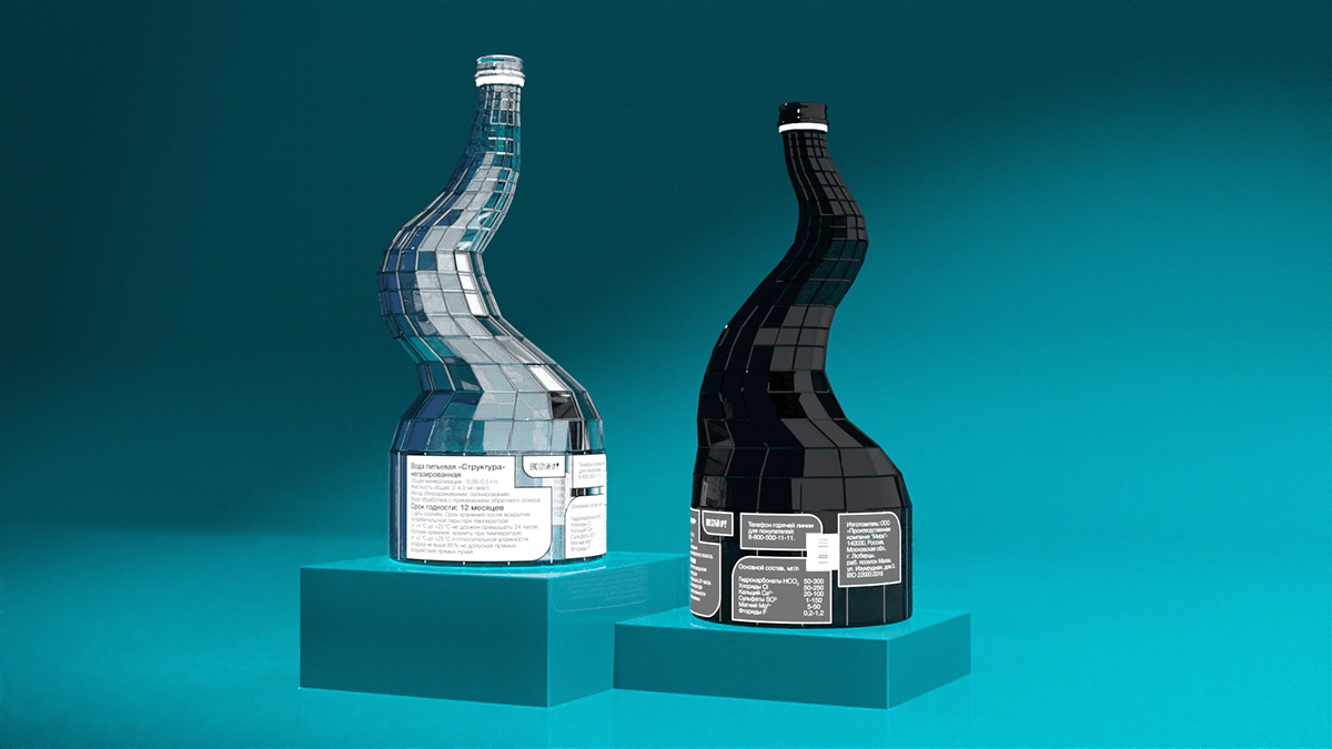Structura water — Изображение №9 — Брендинг, 3D на Dprofile