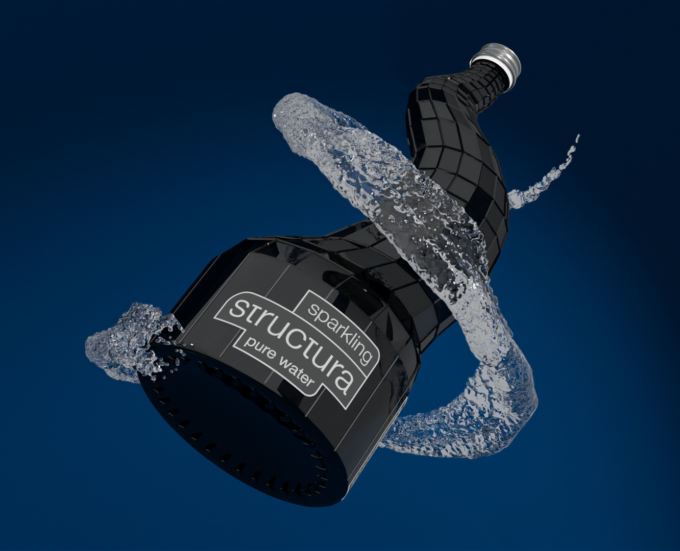 Structura water — Брендинг, 3D на Dprofile
