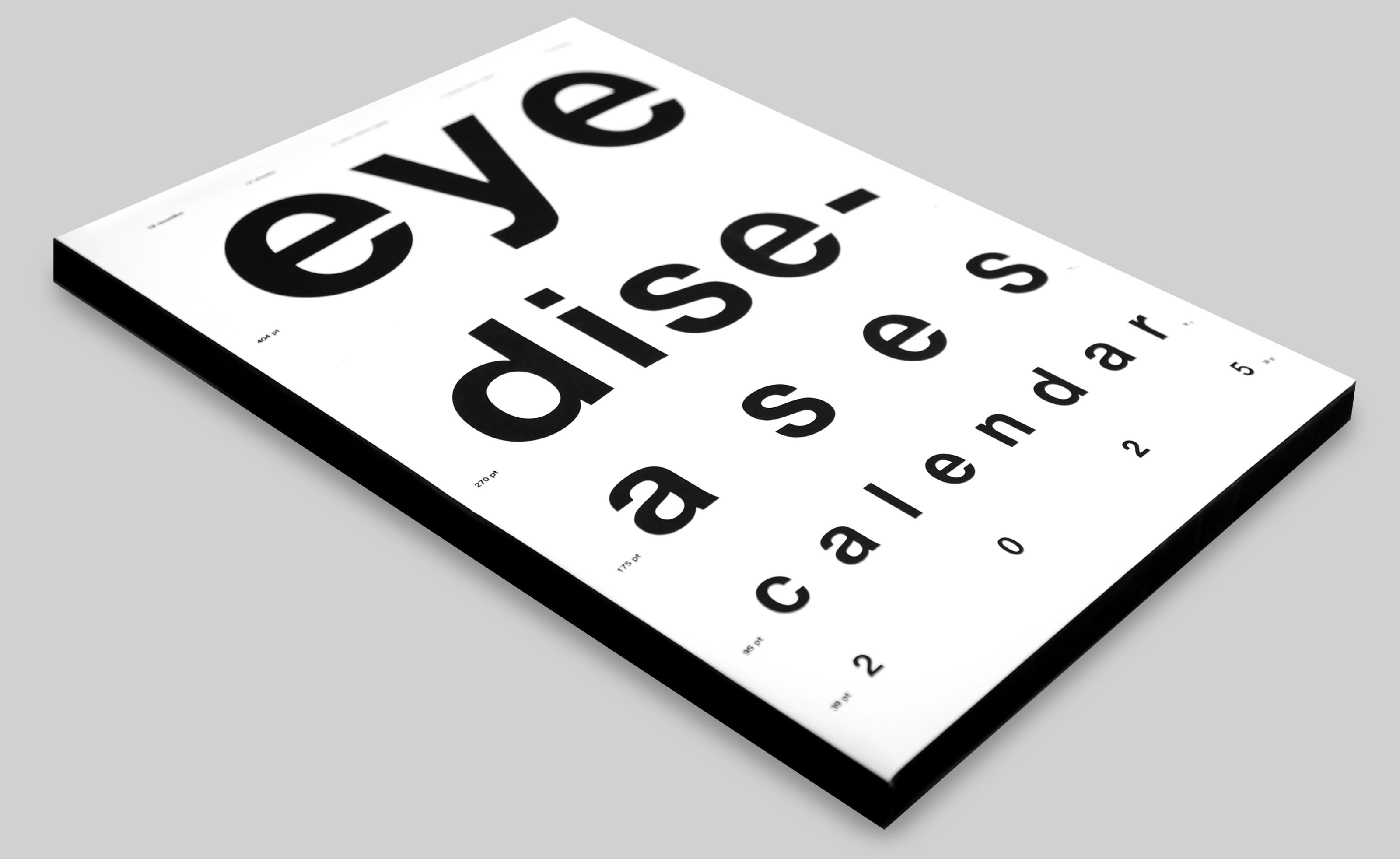 Eye diseases calendar — Изображение №2 — Графика на Dprofile