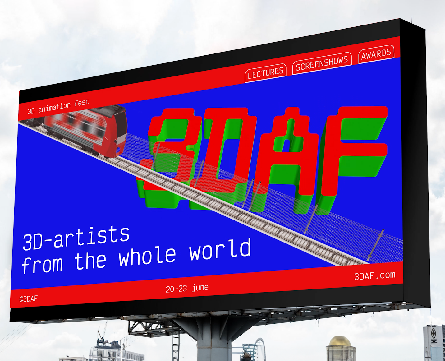 3DAF — Брендинг, Иллюстрация на Dprofile