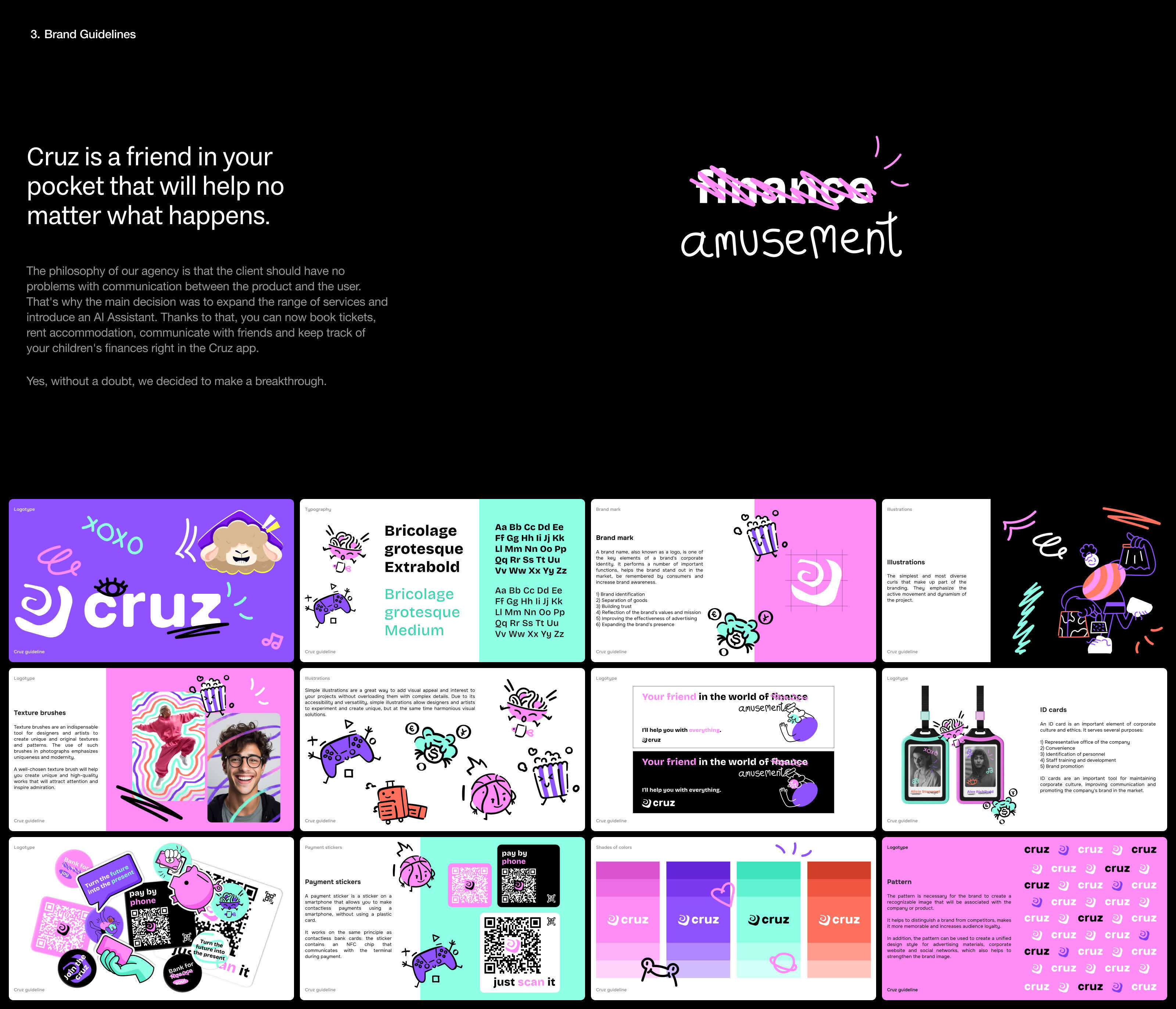 Cruz - Online bank — Изображение №5 — Интерфейсы, Брендинг на Dprofile