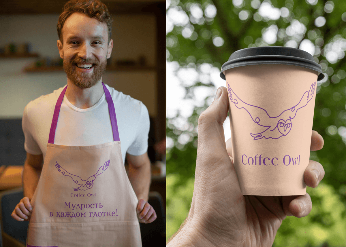 Фирменный стиль для кофейни «Coffee Owl» — Изображение №5 — Брендинг на Dprofile