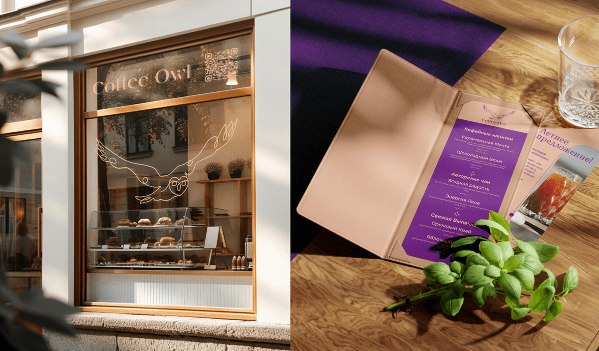 Фирменный стиль для кофейни «Coffee Owl» — Изображение №3 — Брендинг на Dprofile