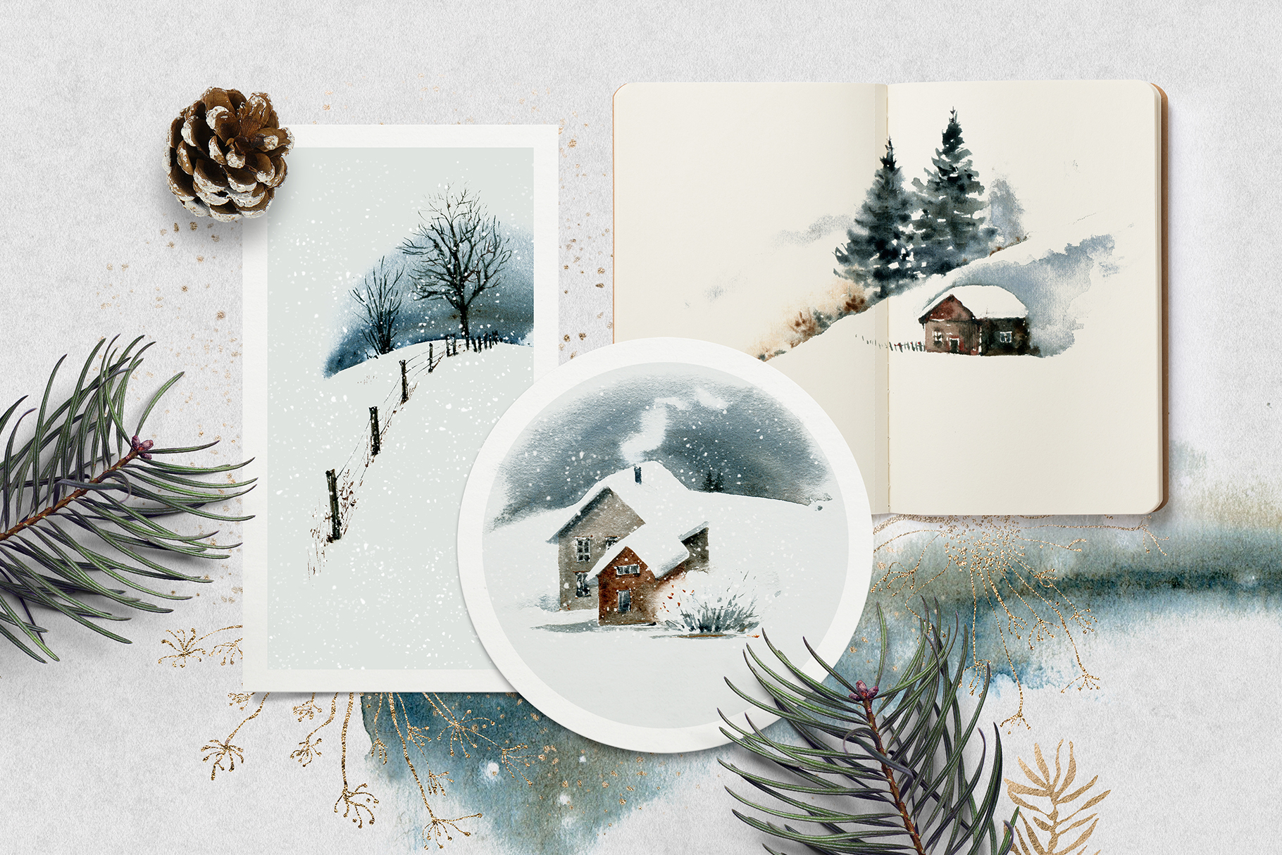 Touch of snow — Изображение №5 — Иллюстрация, Графика на Dprofile