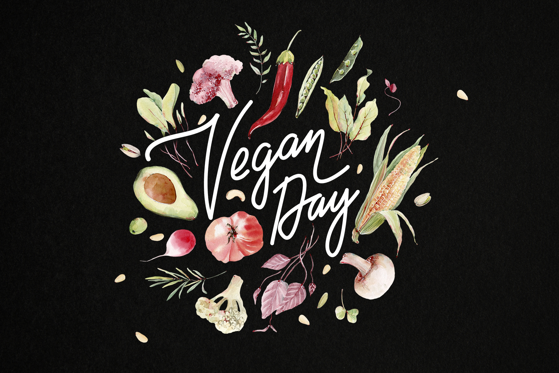 Vegan Day — Изображение №1 — Иллюстрация, Графика на Dprofile