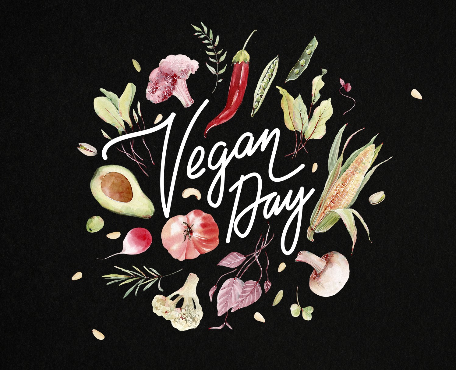 Vegan Day — Иллюстрация, Графика на Dprofile