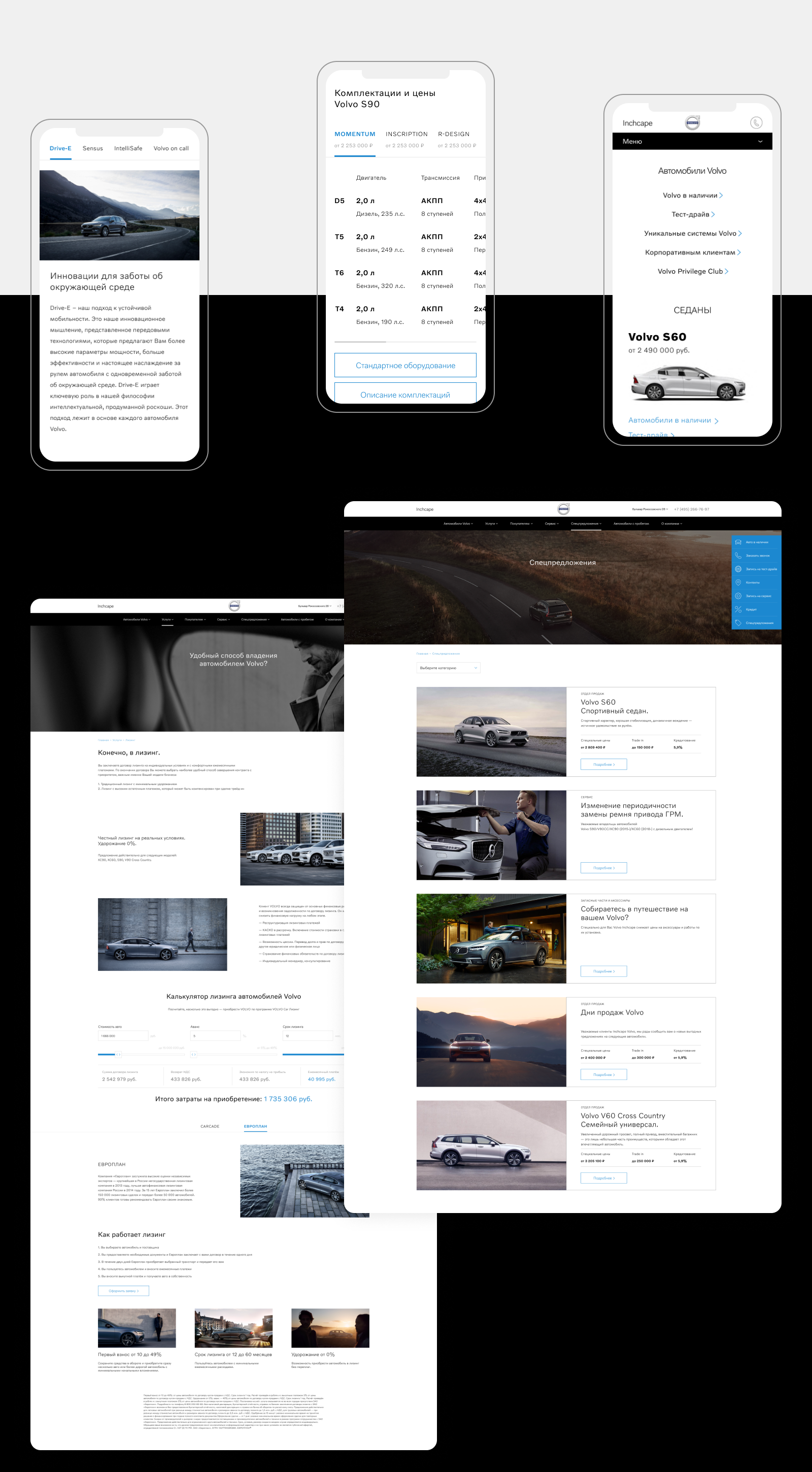 VOLVO - Опыт работы со стандартами бренда — Изображение №3 — Интерфейсы на Dprofile