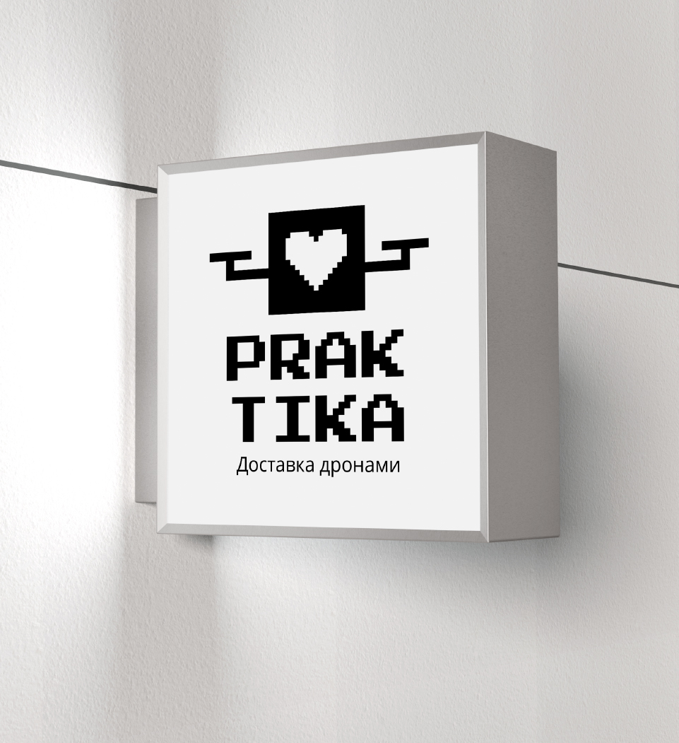 Praktika – служба доставки дронами — Изображение №9 — Брендинг, Графика на Dprofile