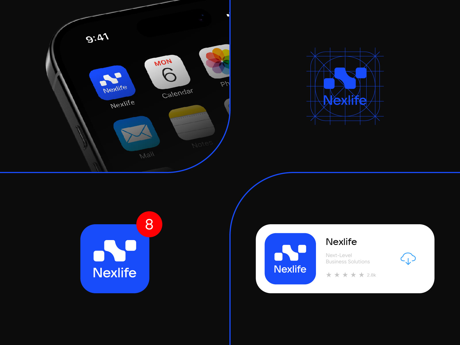 Разработка айдентики Nexlife — Изображение №11 — Брендинг, 3D на Dprofile