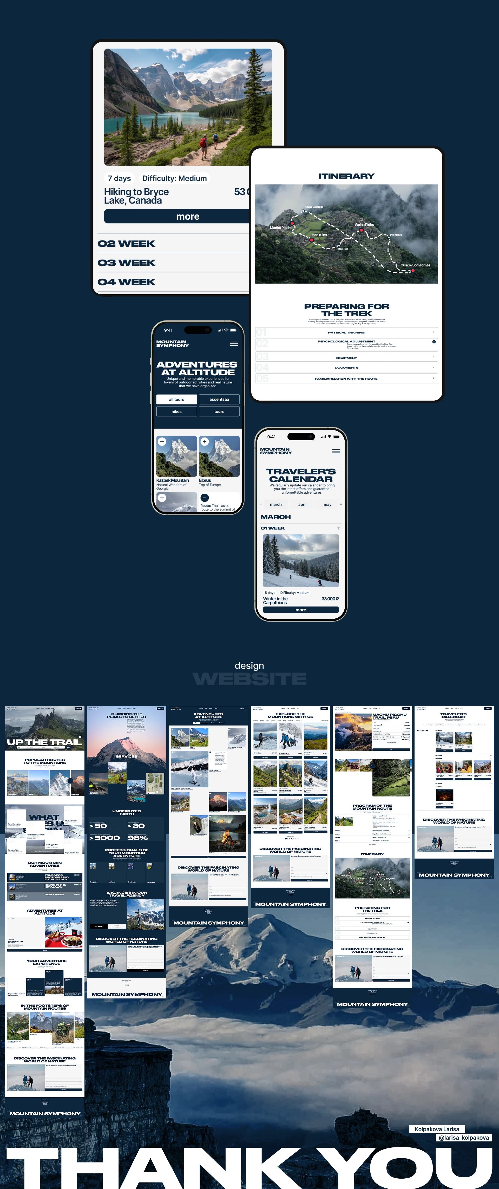 Сайт турагентства "Горная симфония" — Изображение №11 — Интерфейсы на Dprofile