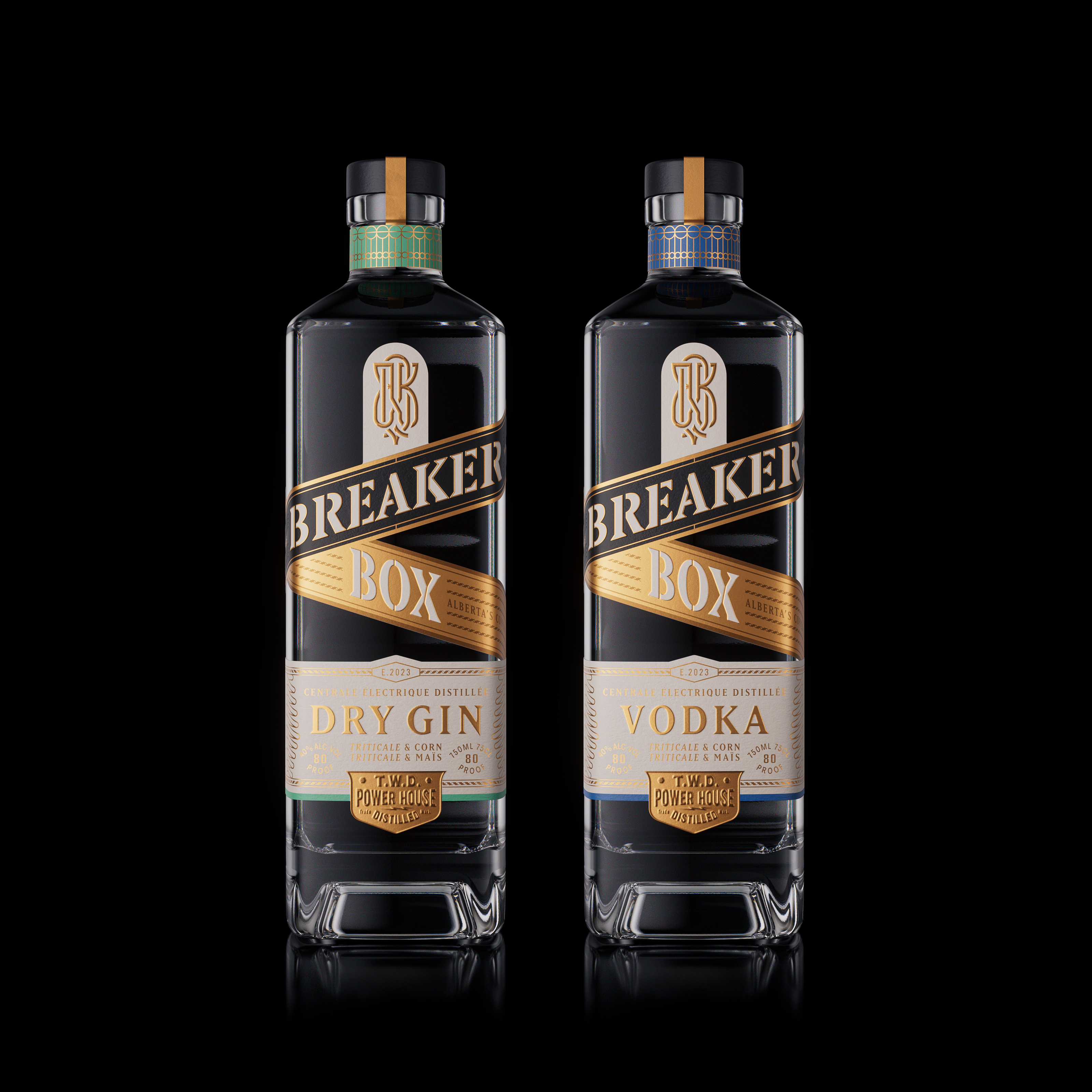 Gin & Vodka Bottle | Full CGI Visualization — Изображение №6 — 3D на Dprofile
