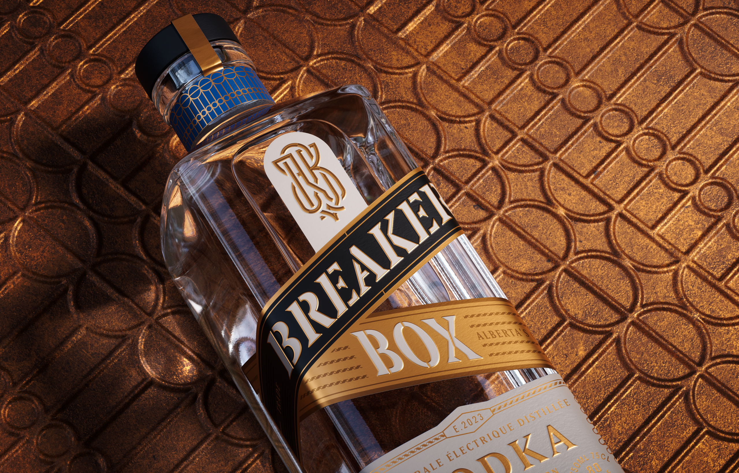 Gin & Vodka Bottle | Full CGI Visualization — Изображение №5 — 3D на Dprofile