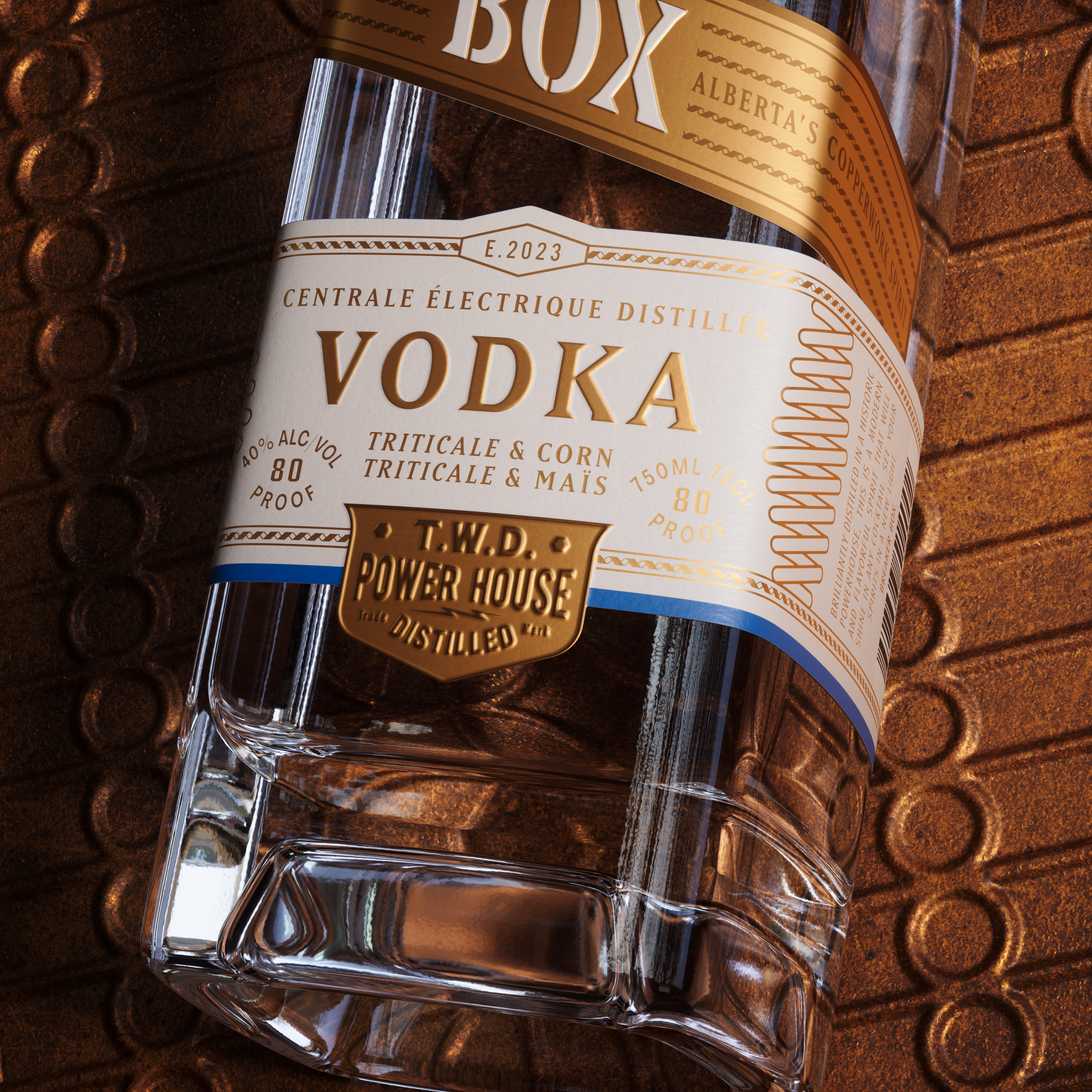 Gin & Vodka Bottle | Full CGI Visualization — Изображение №4 — 3D на Dprofile