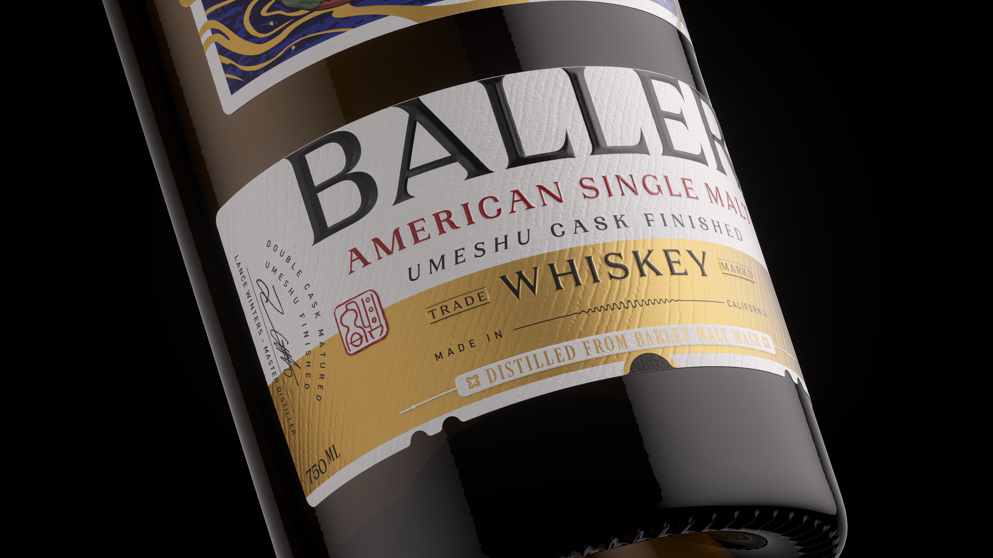 Whiskey Bottle | Full CGI Visualization — Изображение №4 — 3D на Dprofile