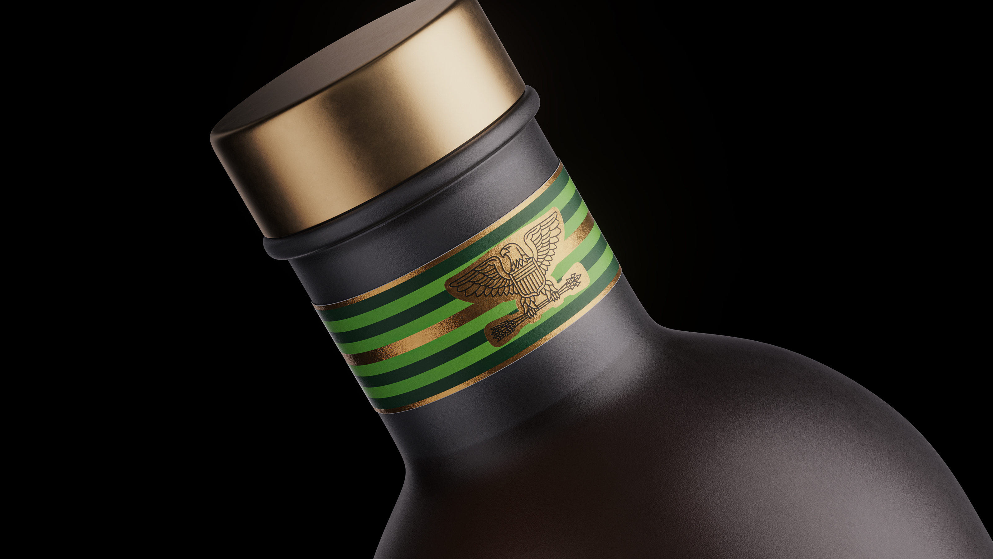Bourbon & Vodka & Gin Bottle | Full CGI Visualization — Изображение №5 — 3D на Dprofile