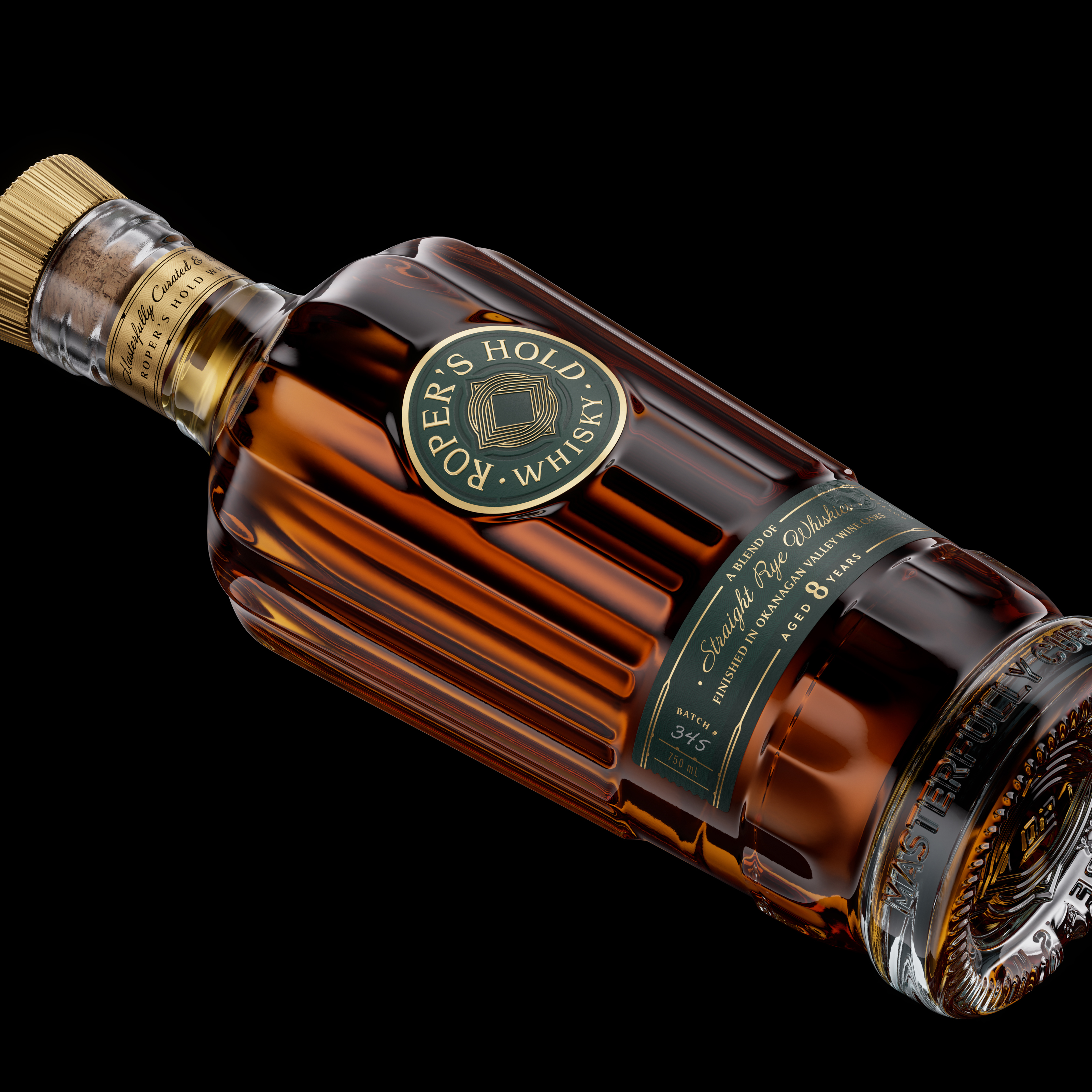 Whisky Bottle | Full CGI Visualization — Изображение №5 — 3D на Dprofile