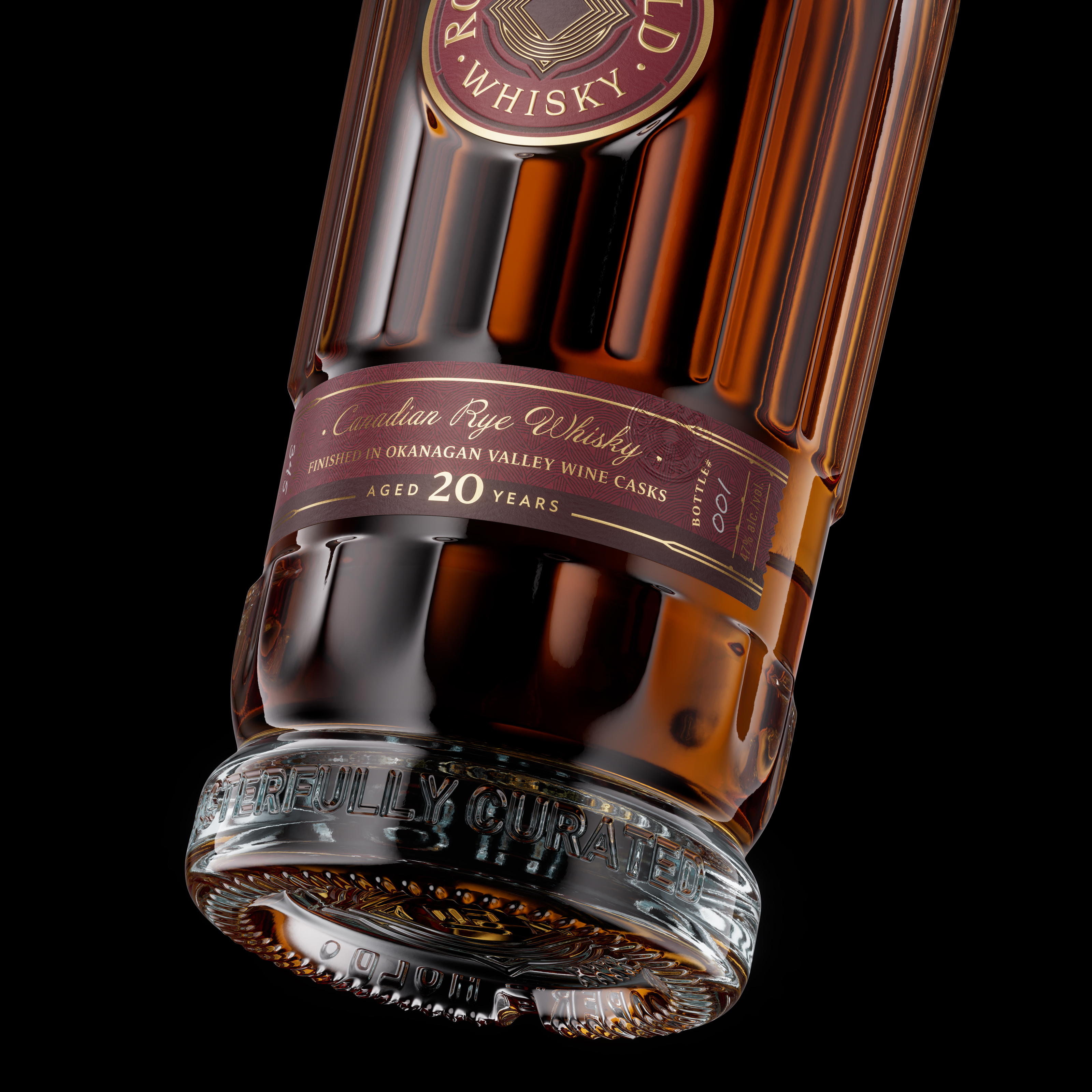 Whisky Bottle | Full CGI Visualization — Изображение №8 — 3D на Dprofile