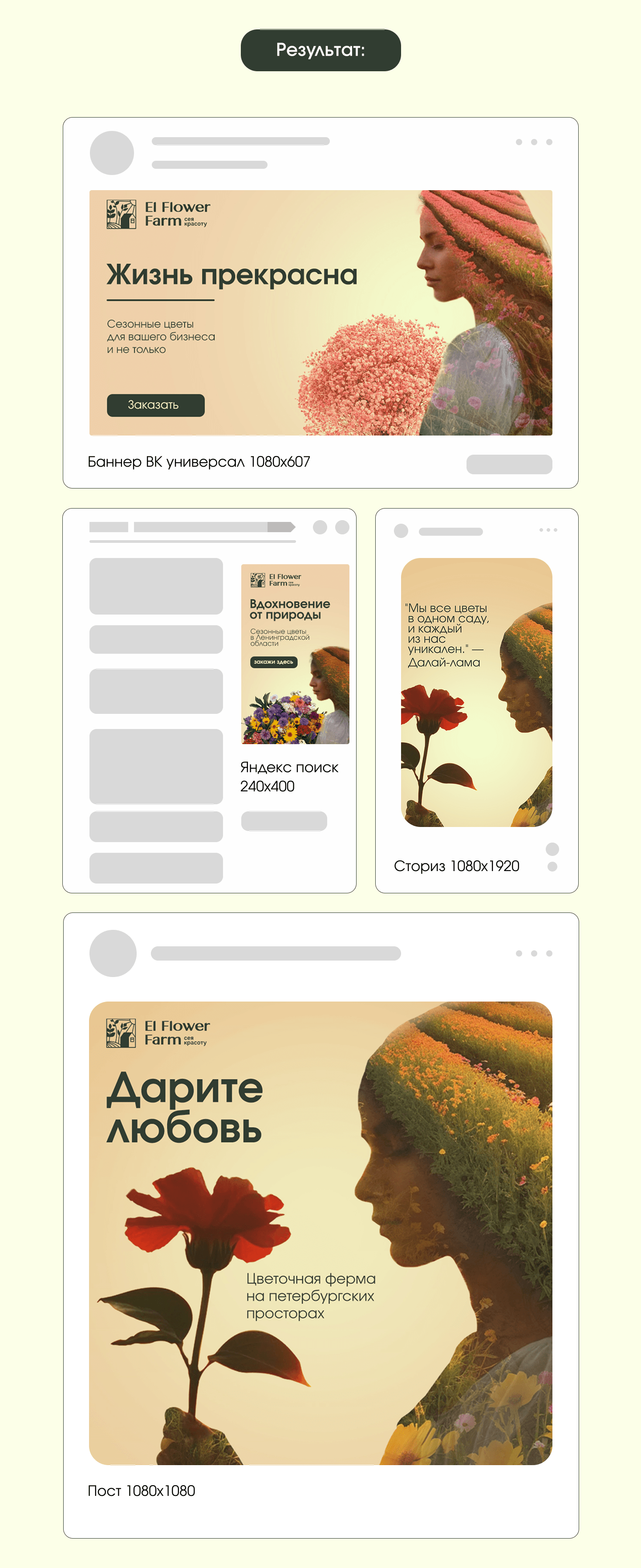 Рекламные форматы для Яндекс и ВК — Изображение №2 — Интерфейсы, Маркетинг на Dprofile
