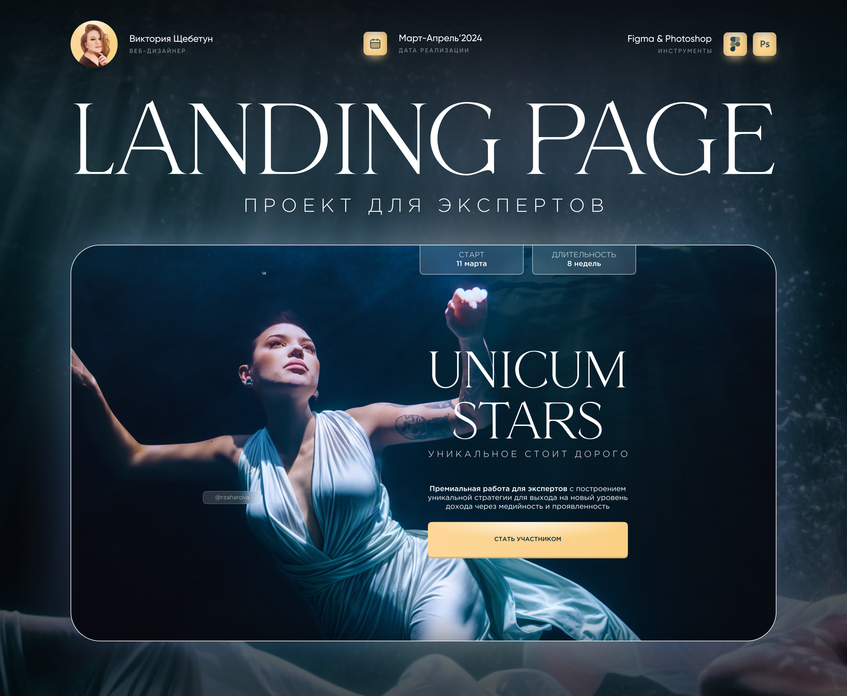 Landing page | Проект для экспертов — Изображение №1 — Интерфейсы на Dprofile